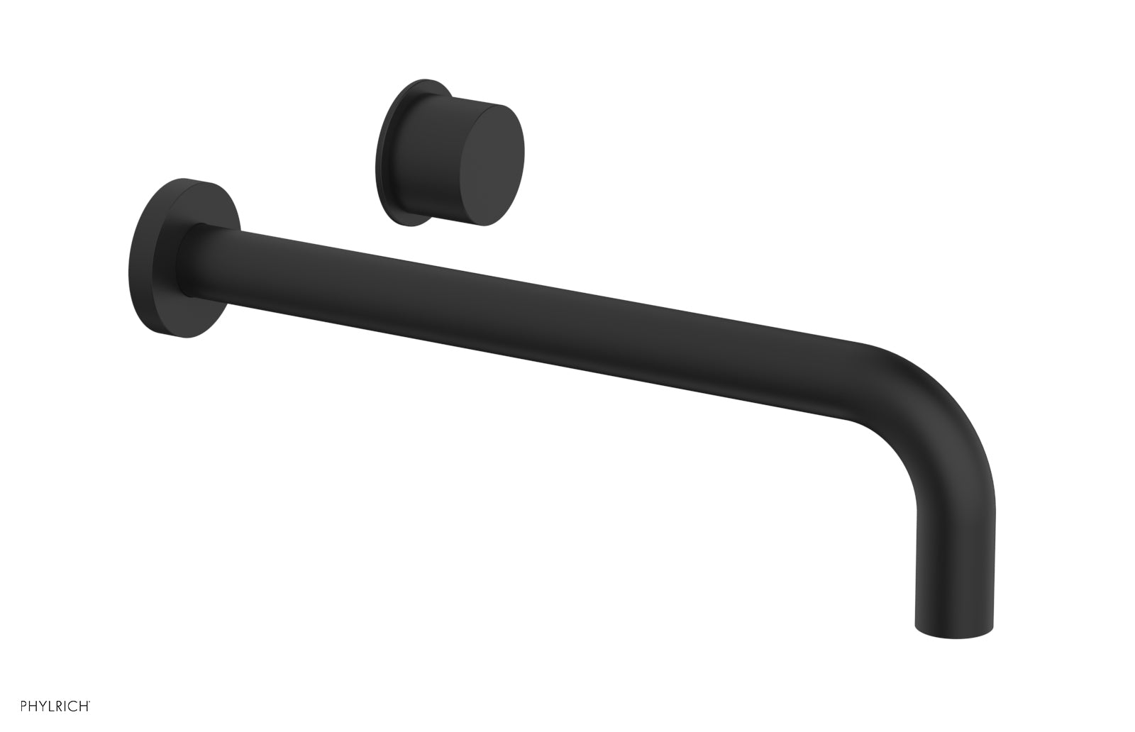 Basic II 12" Single Handle Wall Lavatory Set - Smooth Handle 230-16-12 — image 1