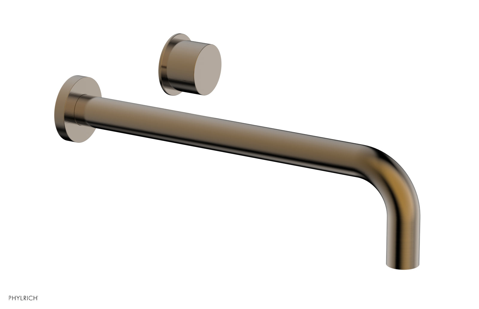 Basic II 12" Single Handle Wall Lavatory Set - Smooth Handle 230-16-12