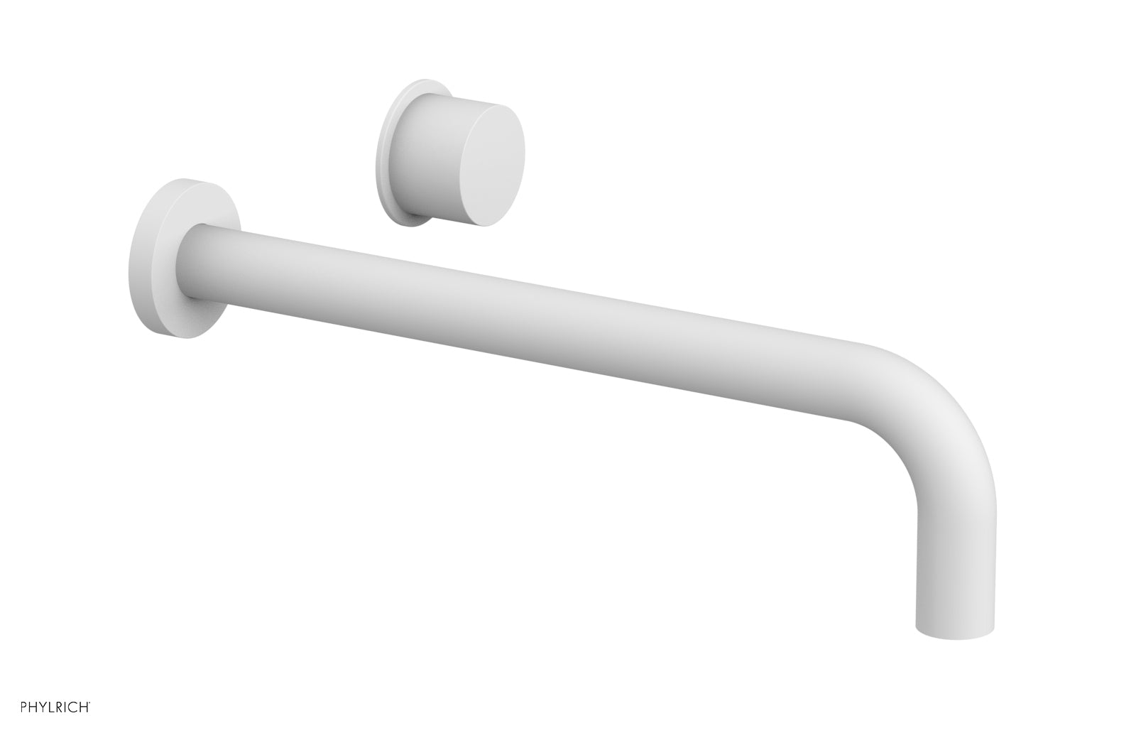 Basic II 12" Single Handle Wall Lavatory Set - Smooth Handle 230-16-12 — image 1