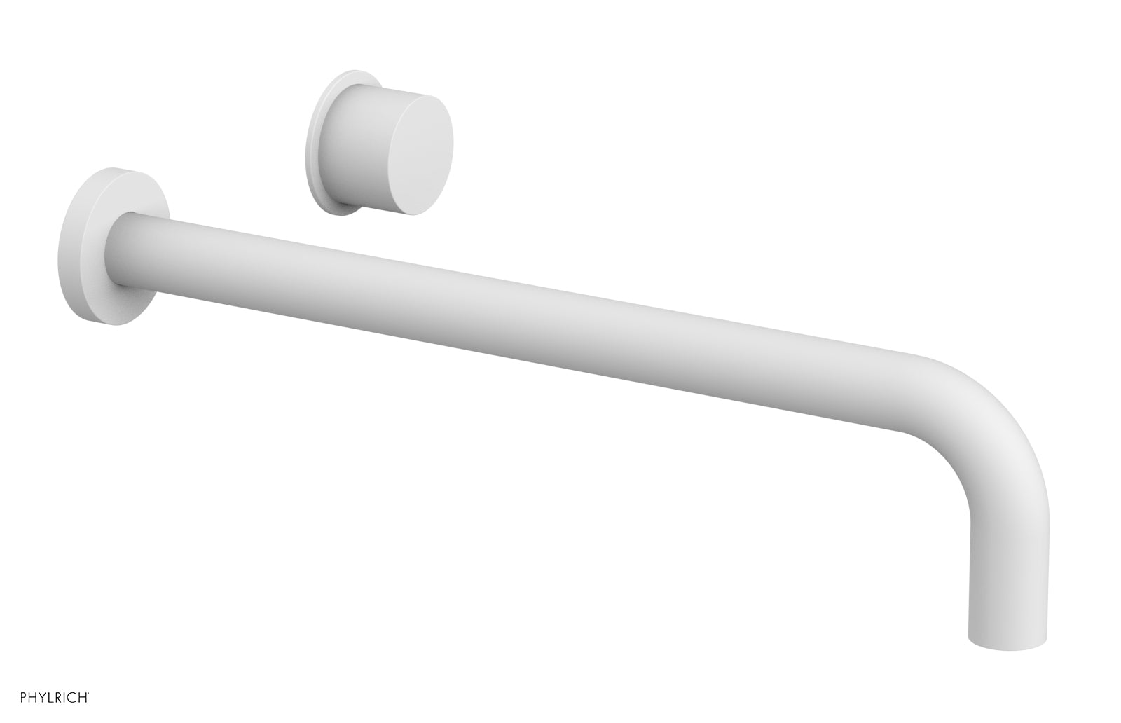 Basic II 14" Single Handle Wall Lavatory Set - Smooth Handle 230-16-14