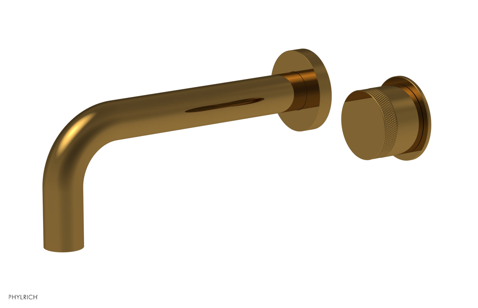 Basic II Single Handle Wall Lavatory Set - Knurled Handle 230-18 — image 1