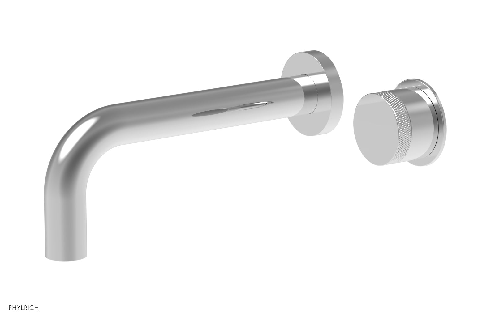 Basic II Single Handle Wall Lavatory Set - Knurled Handle 230-18