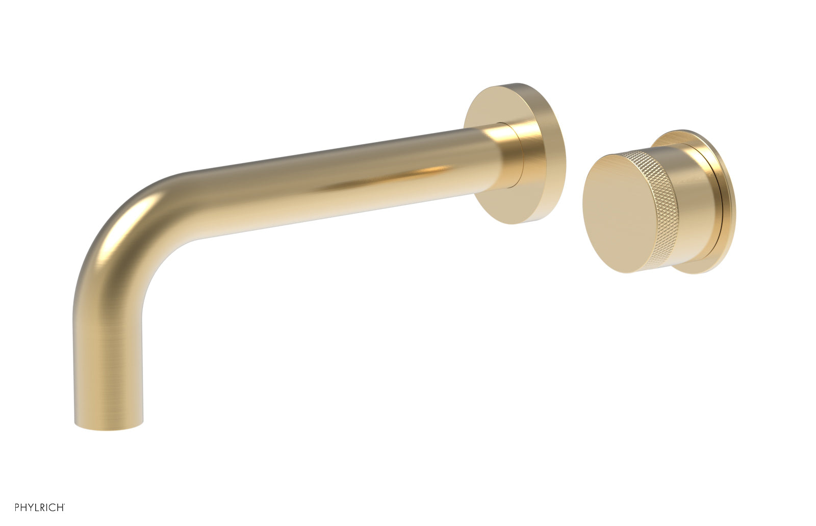 Basic II Single Handle Wall Lavatory Set - Knurled Handle 230-18 — thumbnail 3