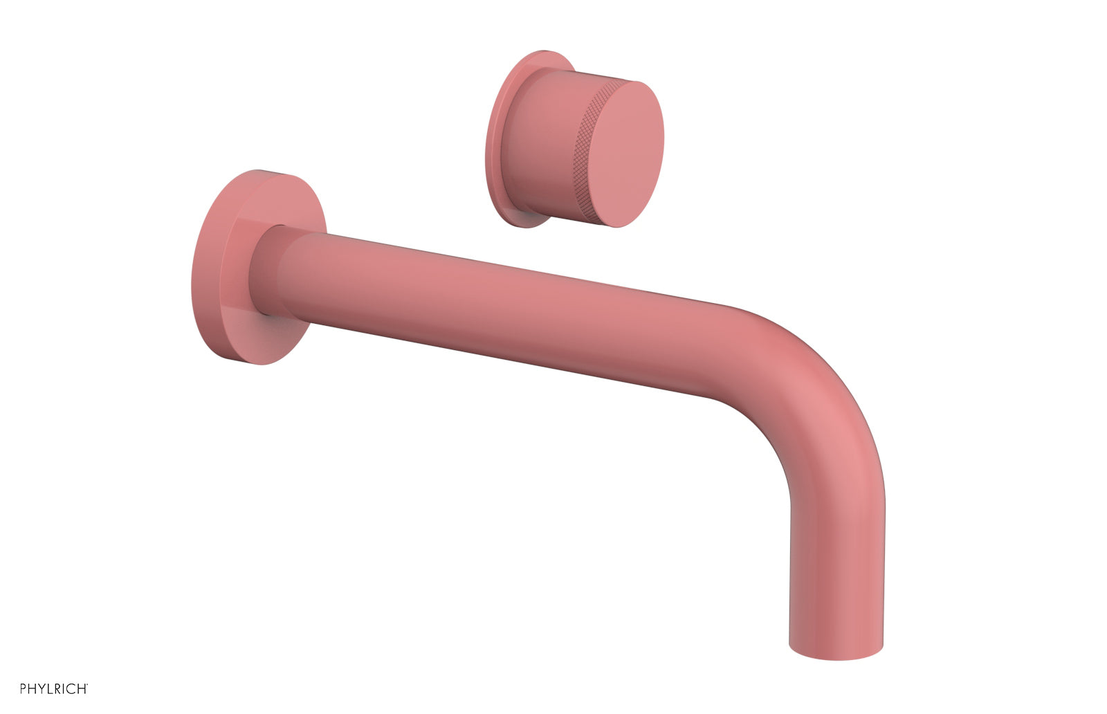 Basic II Single Handle Wall Lavatory Set - Knurled Handle 230-18