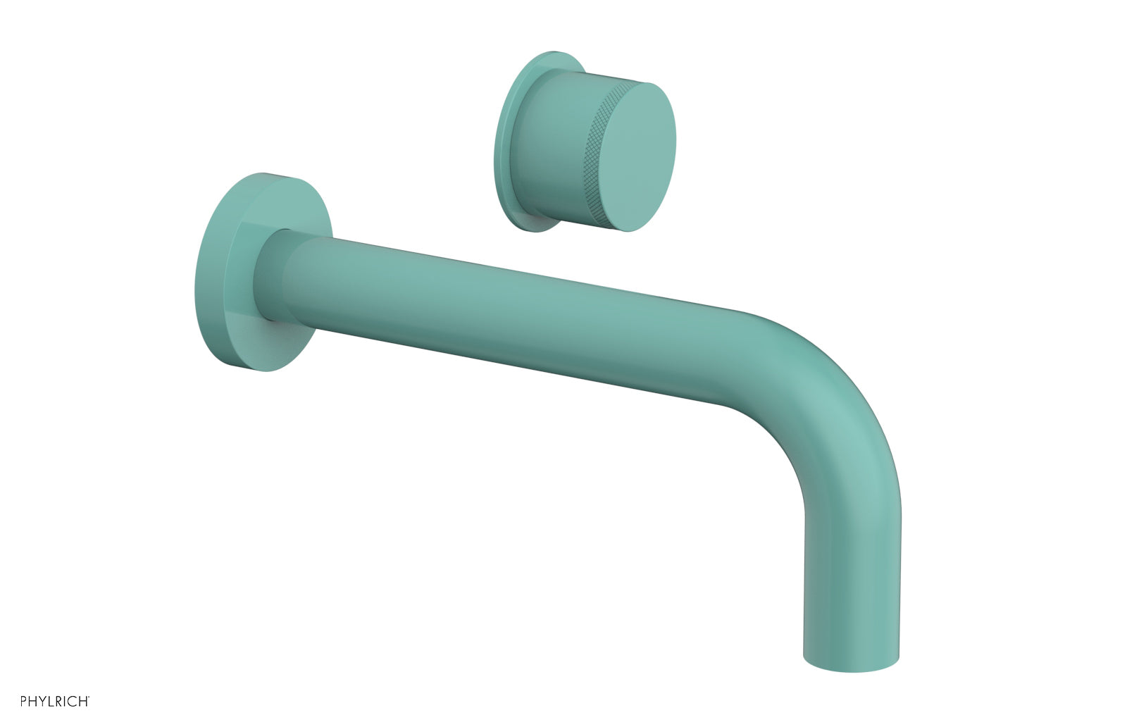 Basic II Single Handle Wall Lavatory Set - Knurled Handle 230-18