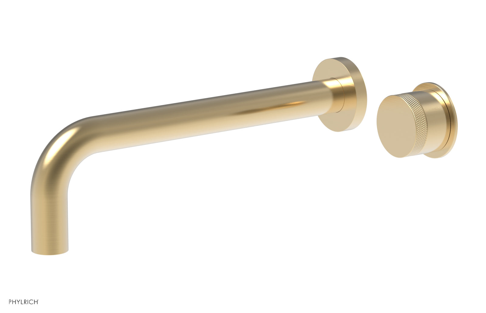 Basic II 10" Single Handle Wall Lavatory Set - Knurled Handle 230-18-10