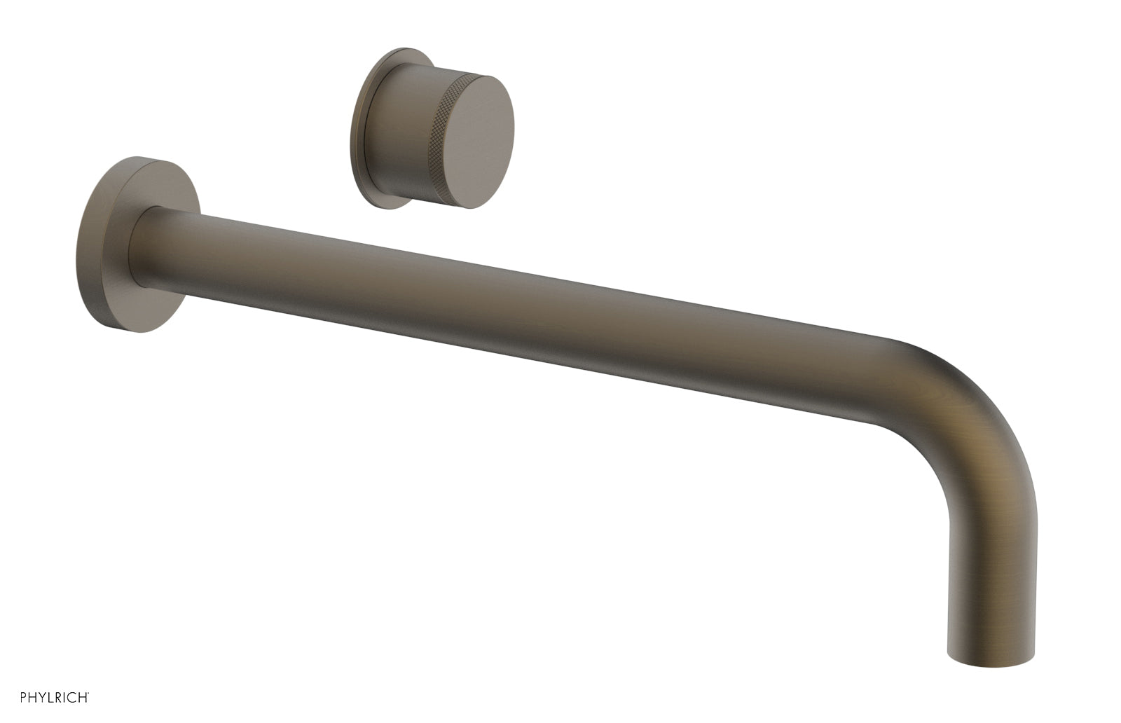 Basic II 12" Single Handle Wall Lavatory Set - Knurled Handle 230-18-12