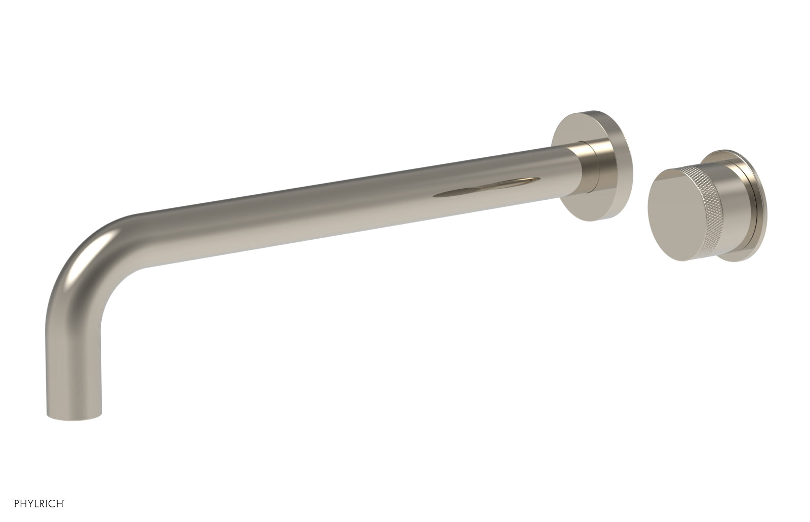 Basic II 12" Single Handle Wall Lavatory Set - Knurled Handle 230-18-12 — image 1