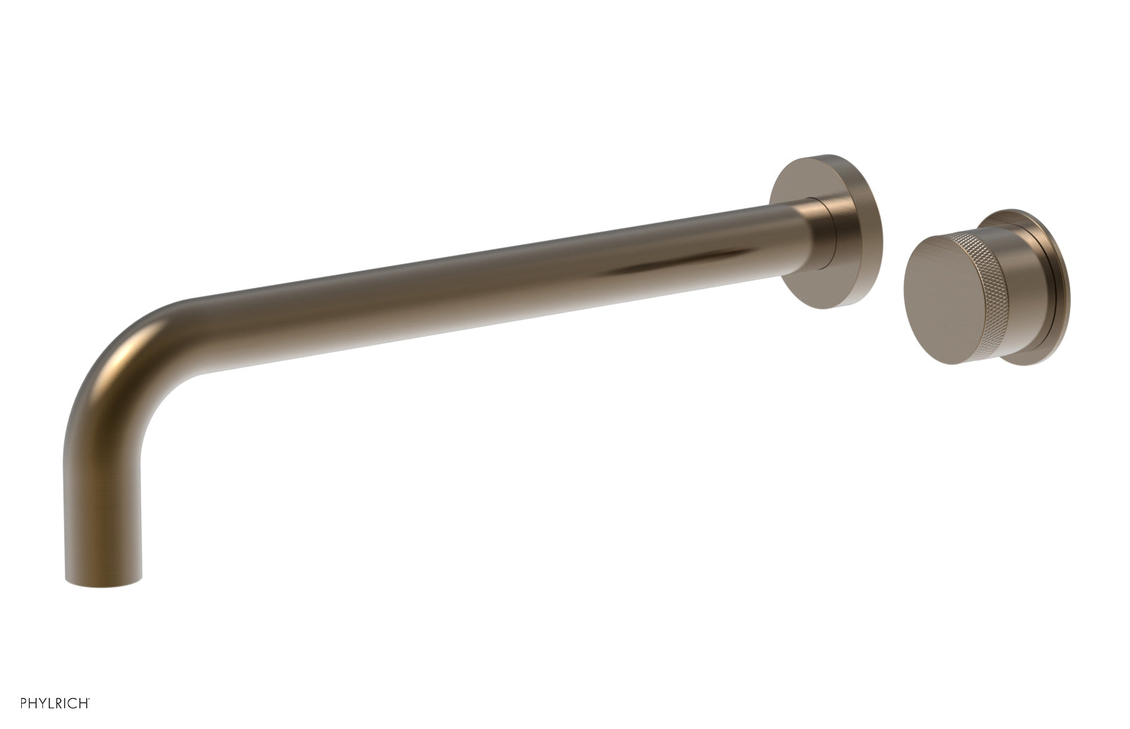 Basic II 12" Single Handle Wall Lavatory Set - Knurled Handle 230-18-12 — image 1