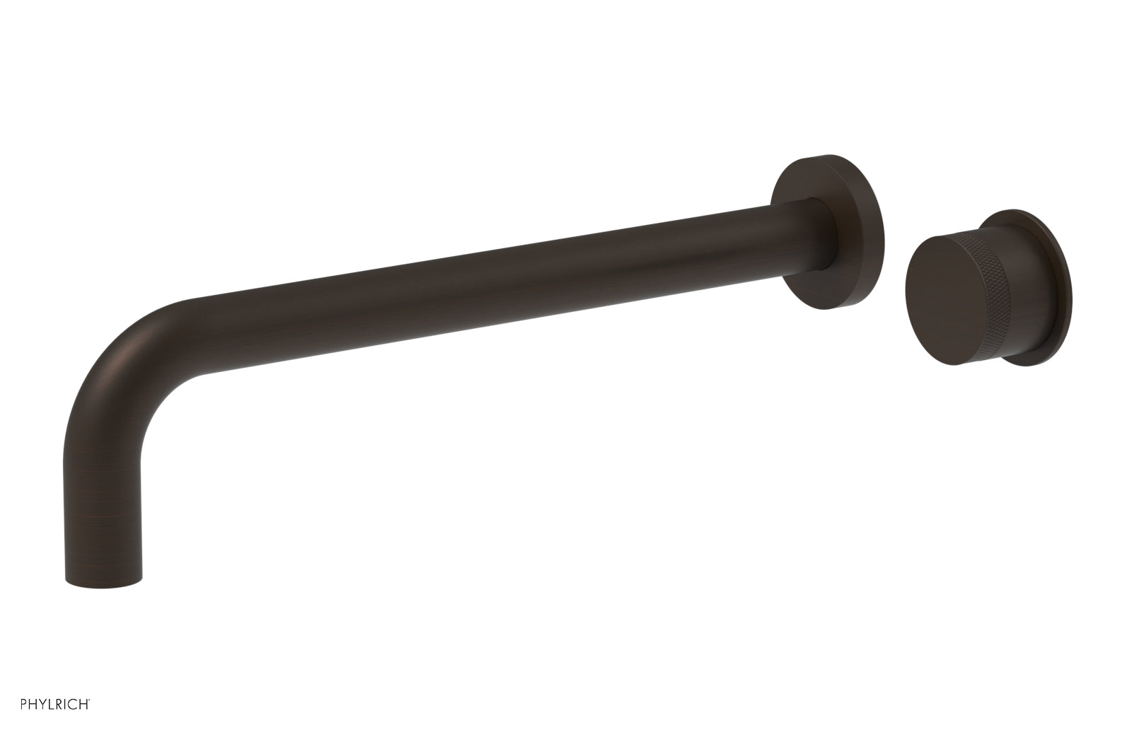 Basic II 12" Single Handle Wall Lavatory Set - Knurled Handle 230-18-12 — image 1