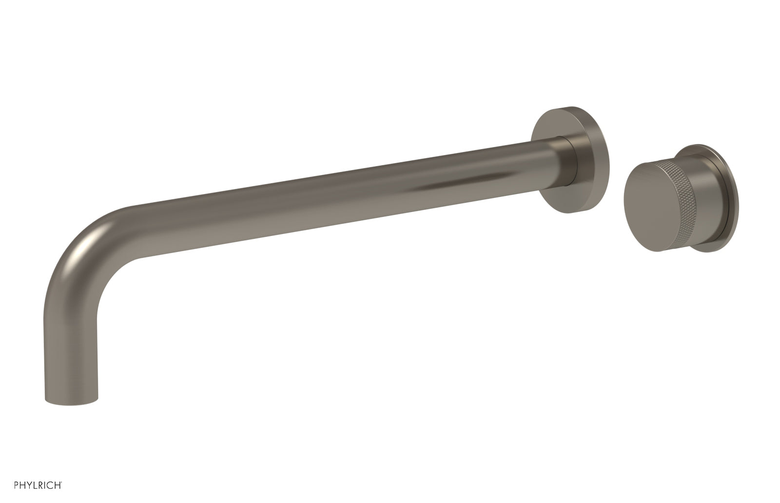 Basic II 12" Single Handle Wall Lavatory Set - Knurled Handle 230-18-12