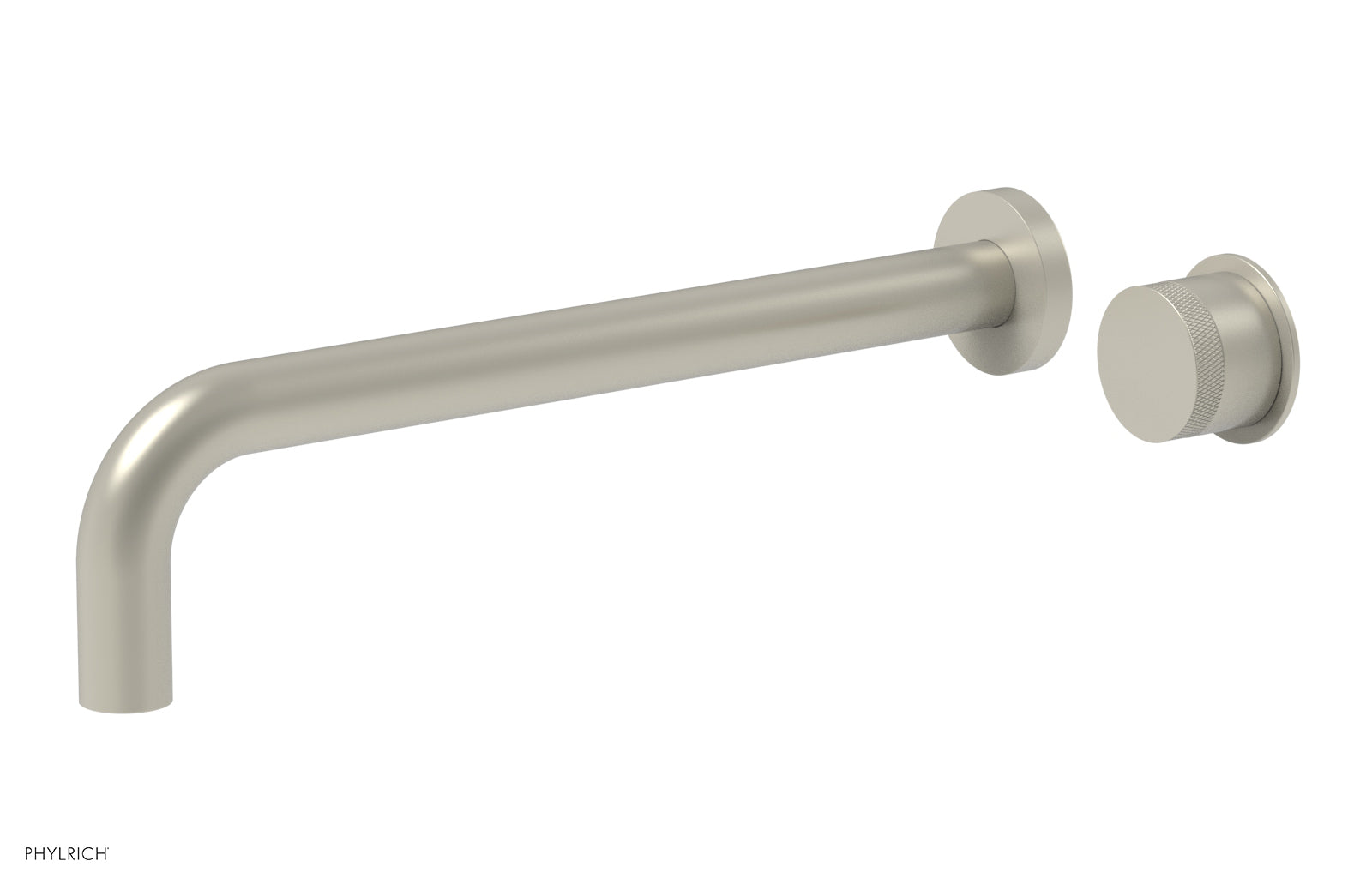 Basic II 12" Single Handle Wall Lavatory Set - Knurled Handle 230-18-12 — image 1