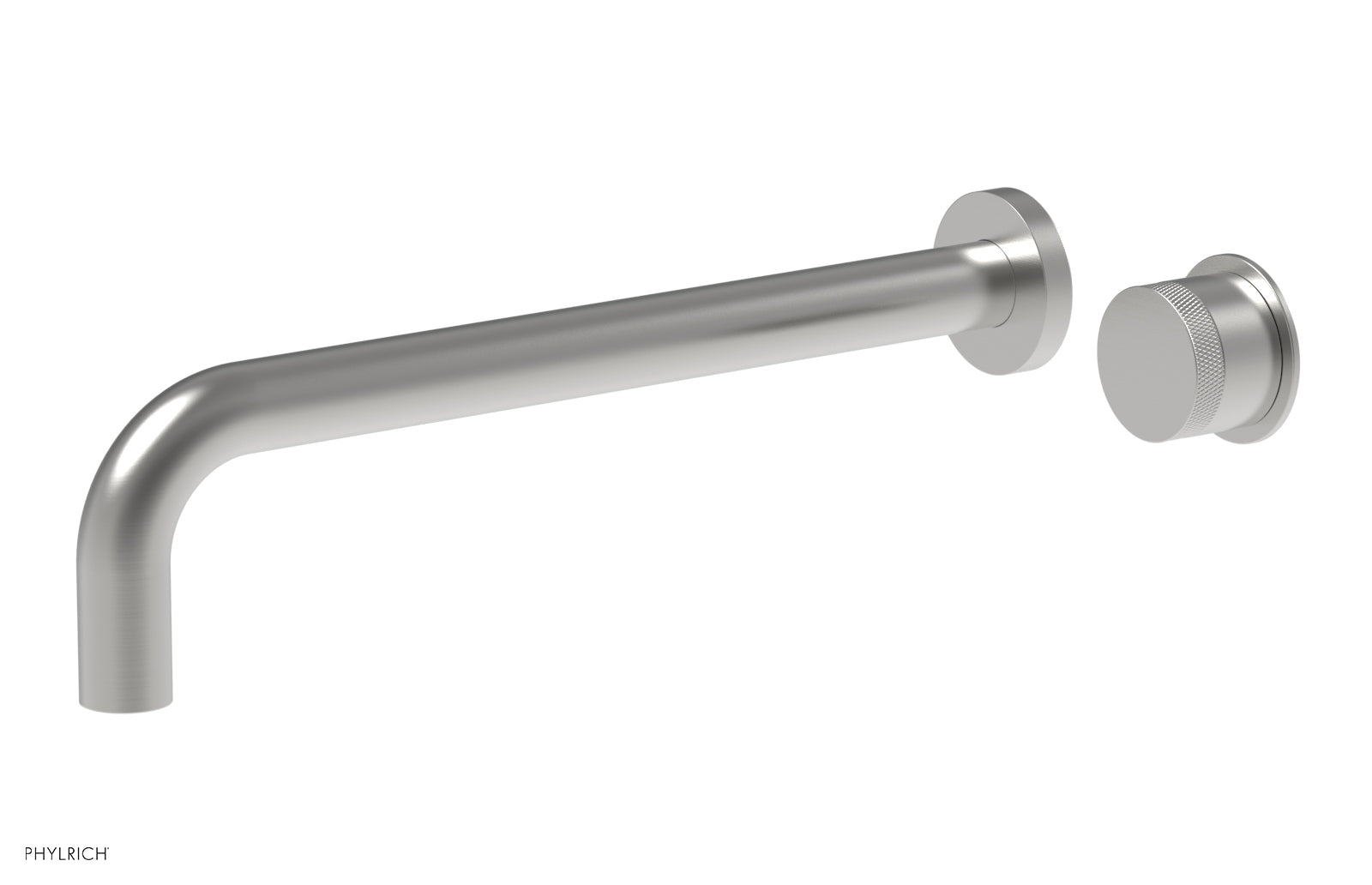 Basic II 12" Single Handle Wall Lavatory Set - Knurled Handle 230-18-12