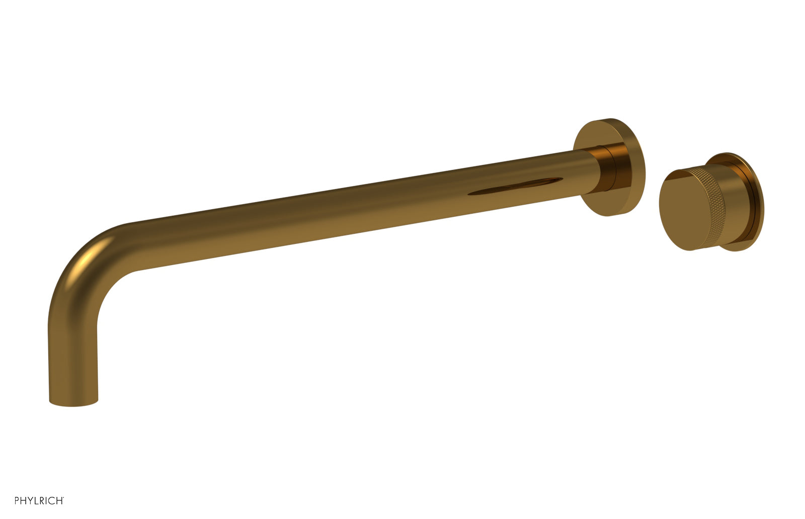 Basic II 14" Single Handle Wall Lavatory Set - Knurled Handle 230-18-14 — image 1