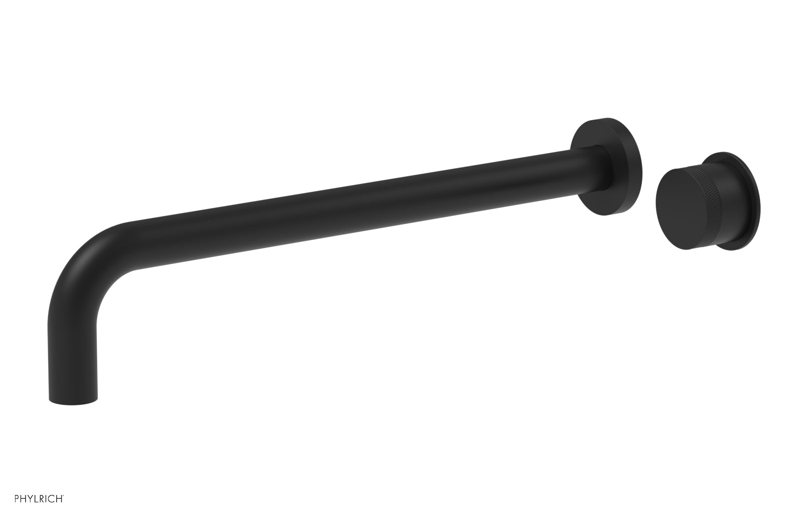 Basic II 14" Single Handle Wall Lavatory Set - Knurled Handle 230-18-14 — image 1