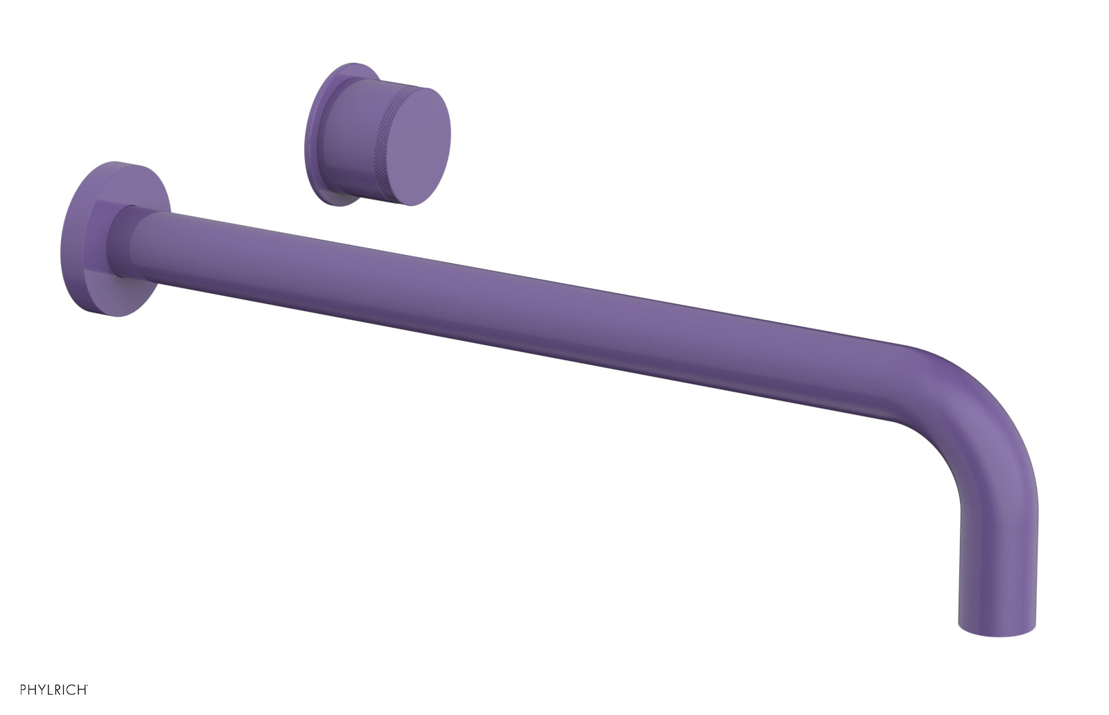 Basic II 14" Single Handle Wall Lavatory Set - Knurled Handle 230-18-14