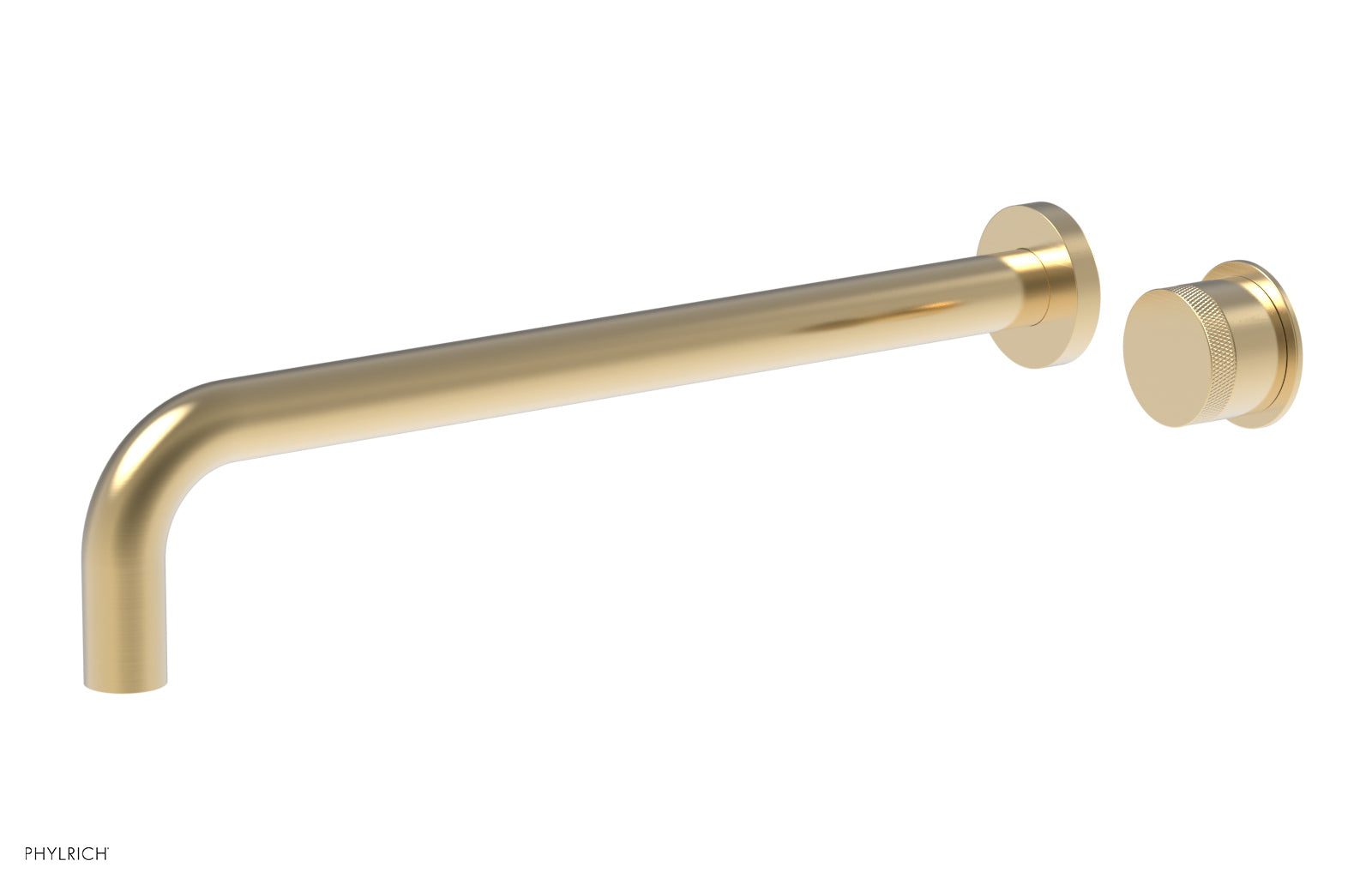 Basic II 14" Single Handle Wall Lavatory Set - Knurled Handle 230-18-14 — thumbnail 2