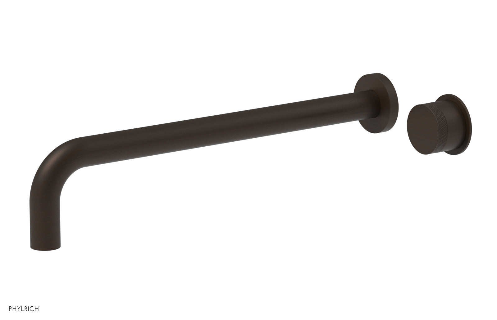 Basic II 14" Single Handle Wall Lavatory Set - Knurled Handle 230-18-14