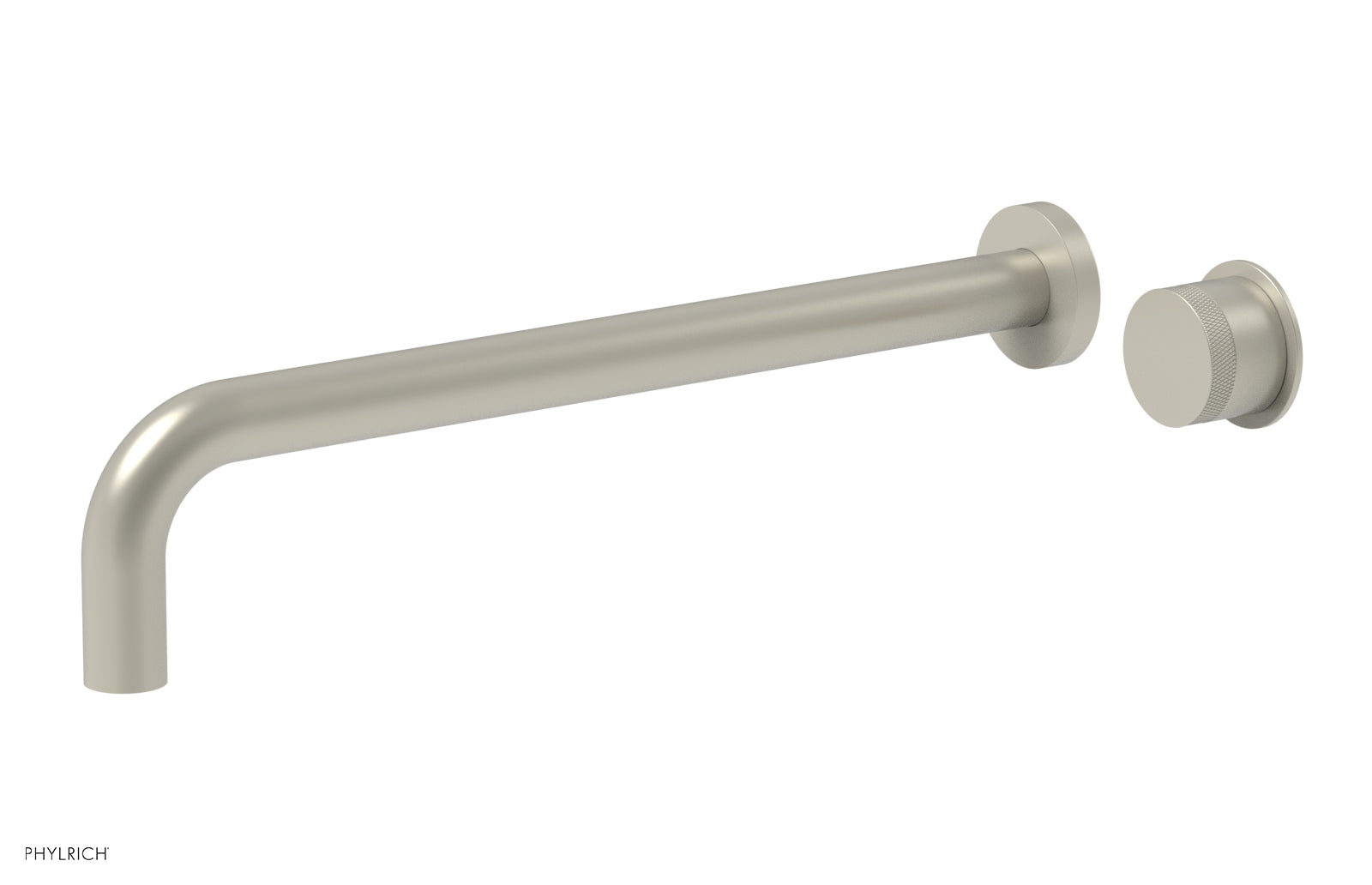 Basic II 14" Single Handle Wall Lavatory Set - Knurled Handle 230-18-14 — image 1