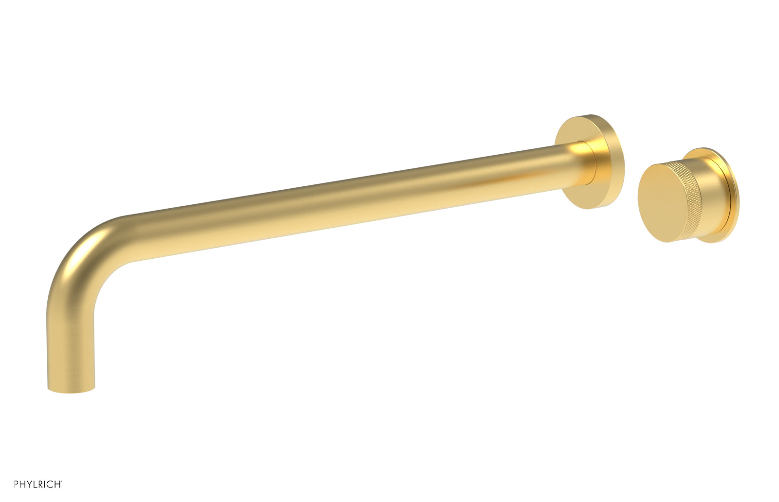 Basic II 14" Single Handle Wall Lavatory Set - Knurled Handle 230-18-14 — image 1