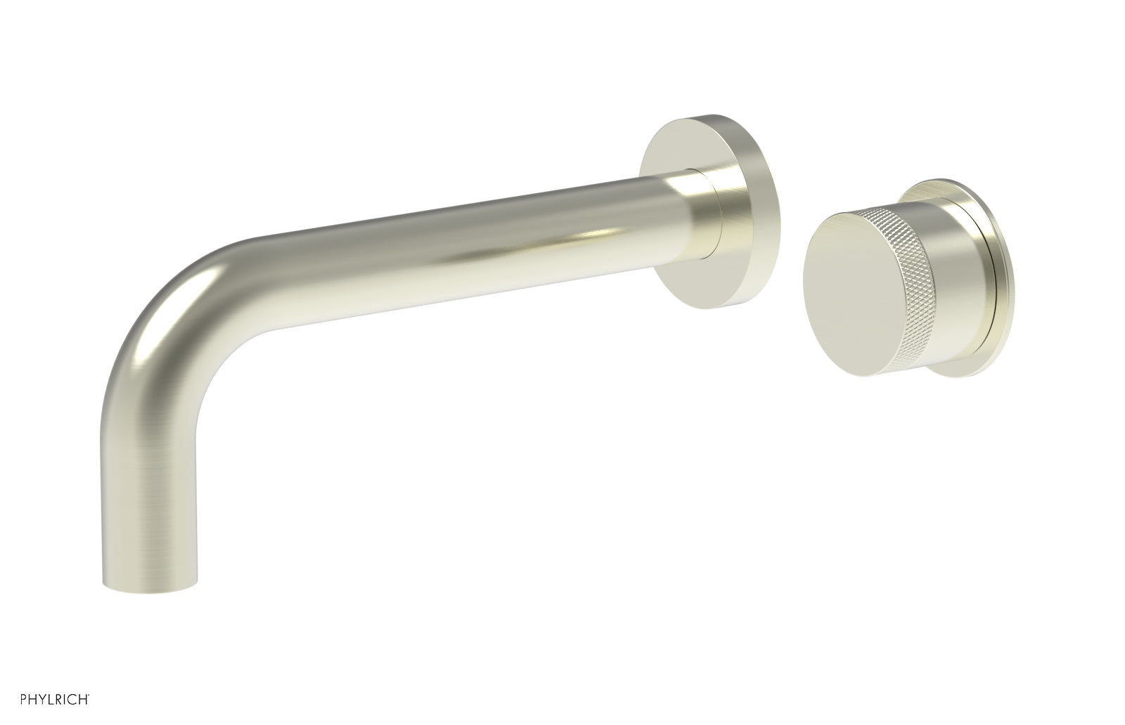 Basic II Single Handle Wall Lavatory Set - Knurled Handle 230-18 — image 1