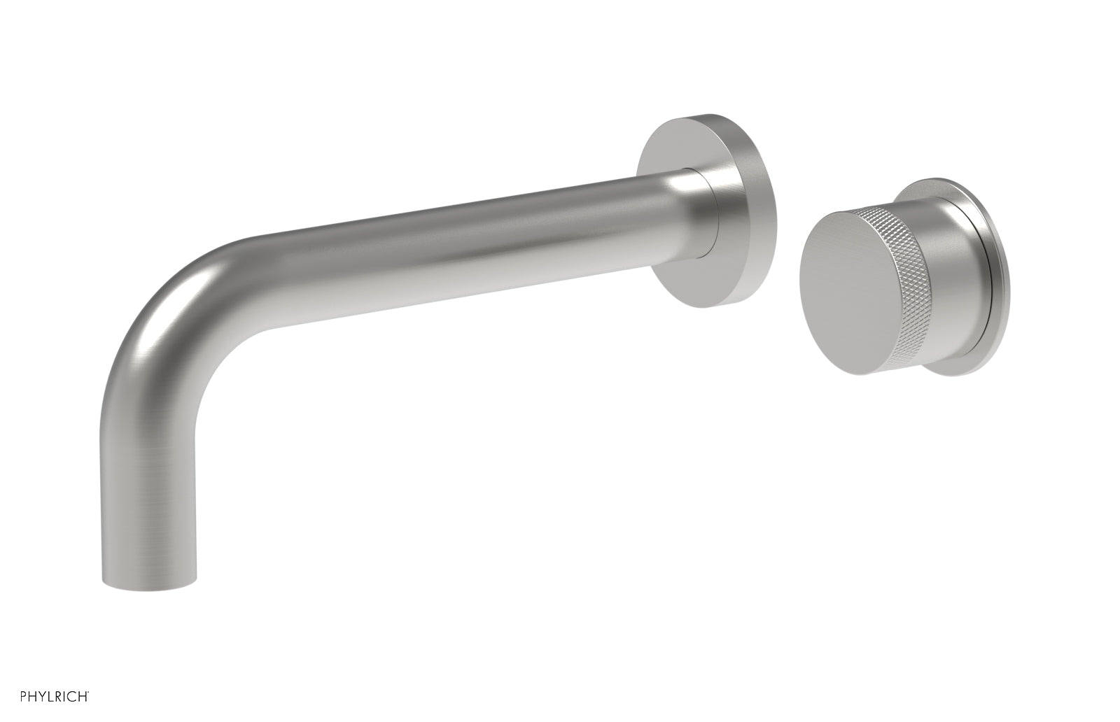 Basic II Single Handle Wall Lavatory Set - Knurled Handle 230-18