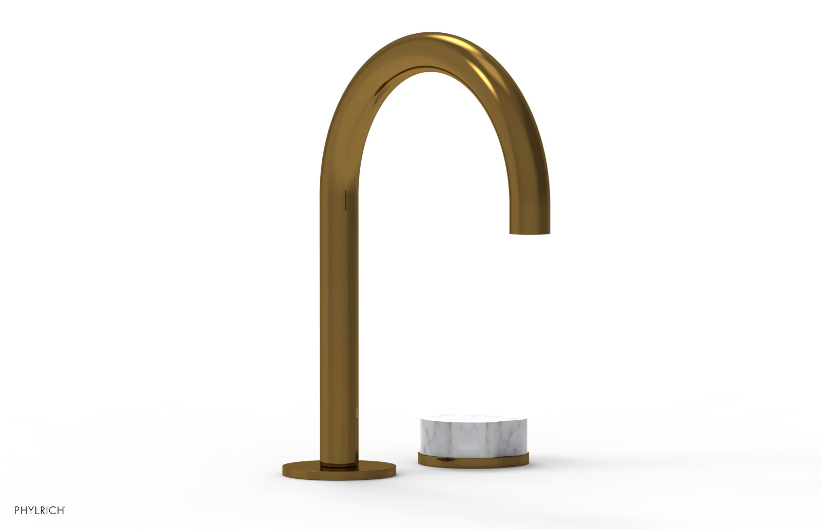 CIRC - Single Handle Faucet - High Spout, Marble Handles 250-06 — image 1