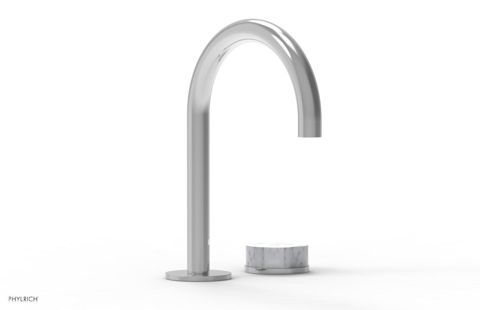 CIRC - Single Handle Faucet - High Spout, Marble Handles 250-06 — thumbnail 2