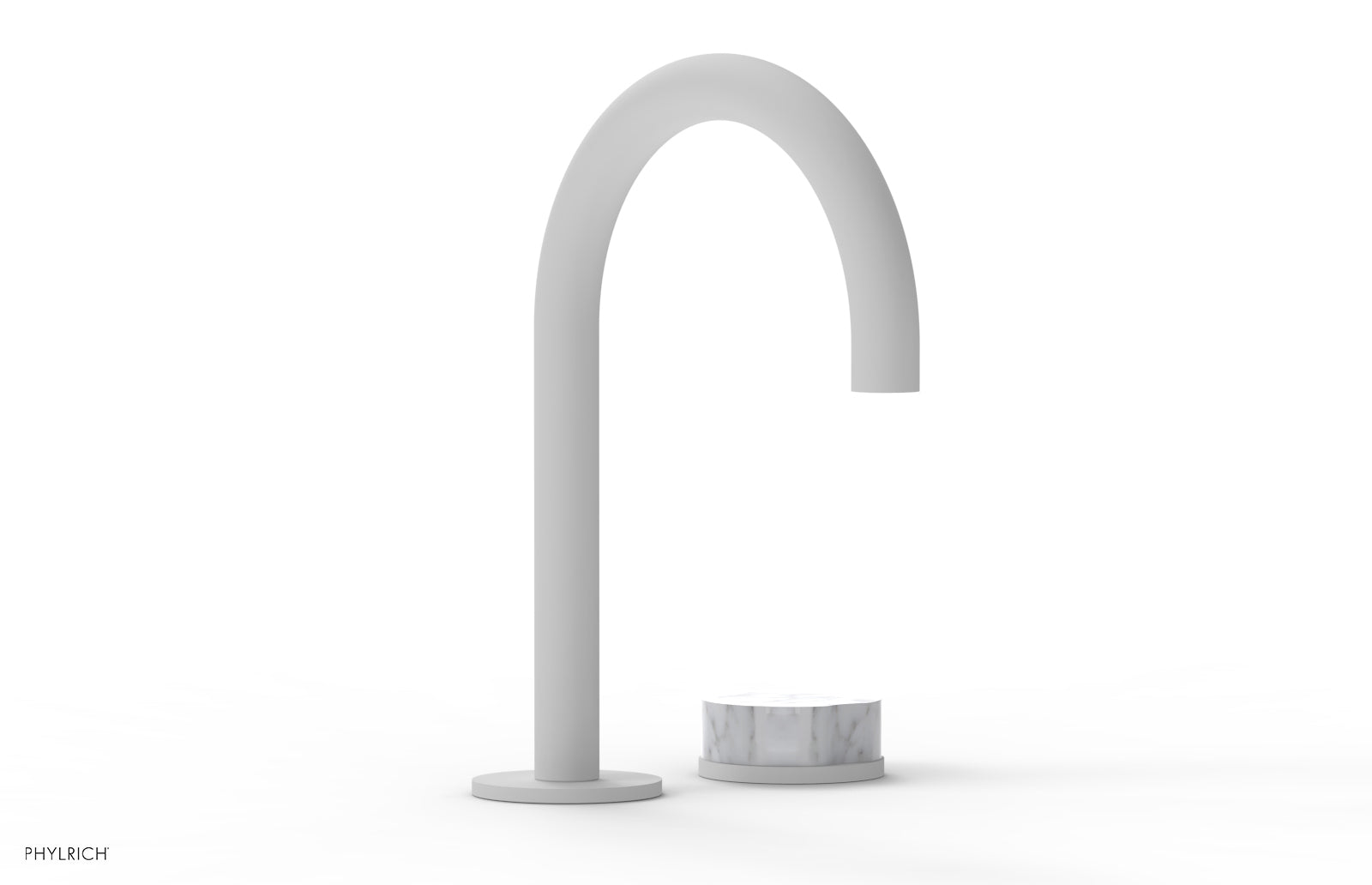 CIRC - Single Handle Faucet - High Spout, Marble Handles 250-06
