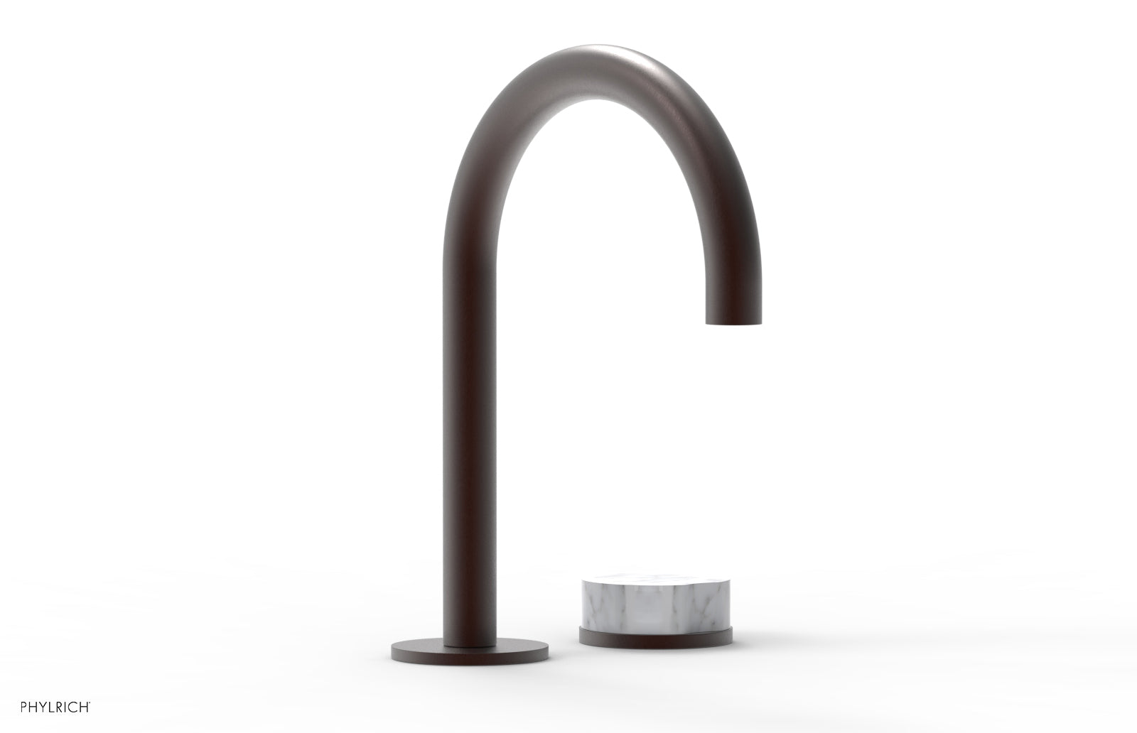 CIRC - Single Handle Faucet - High Spout, Marble Handles 250-06 — image 1