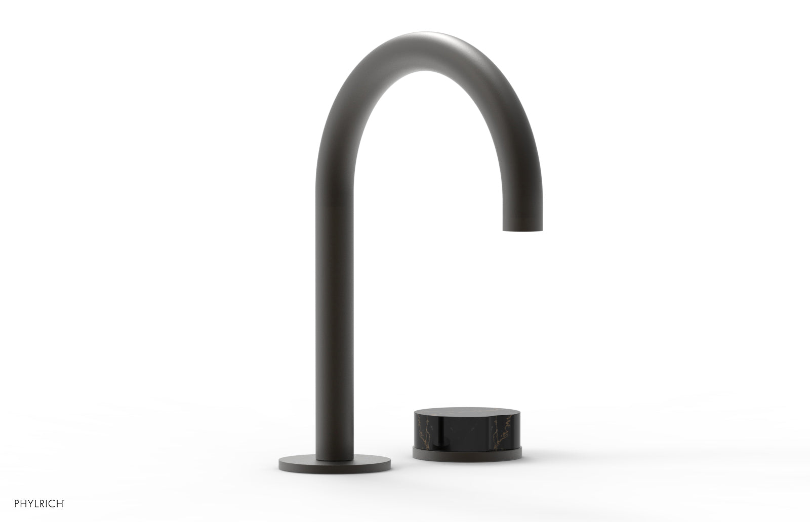 CIRC - Single Handle Faucet - High Spout, Marble Handles 250-06