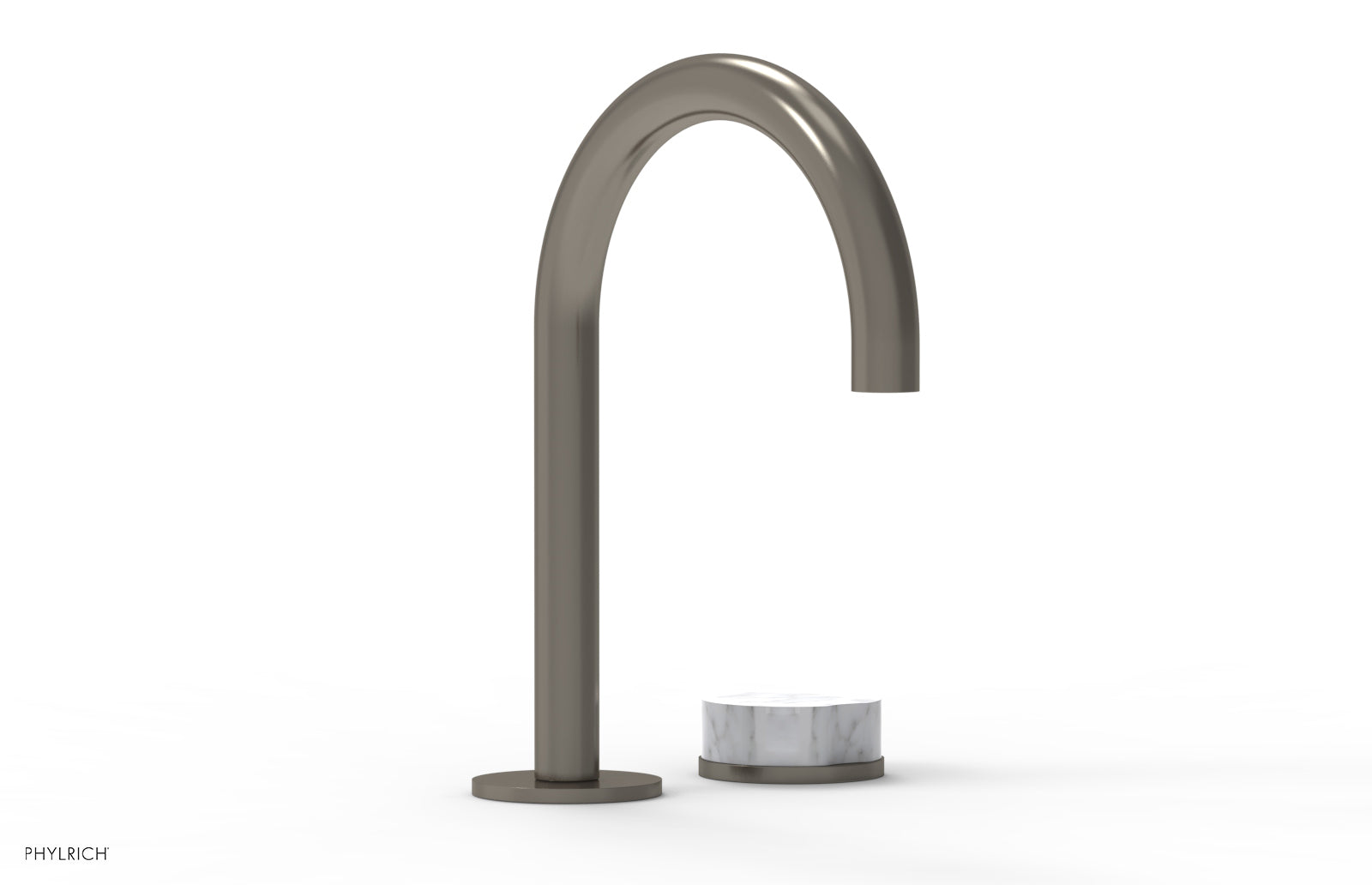 CIRC - Single Handle Faucet - High Spout, Marble Handles 250-06 — image 1