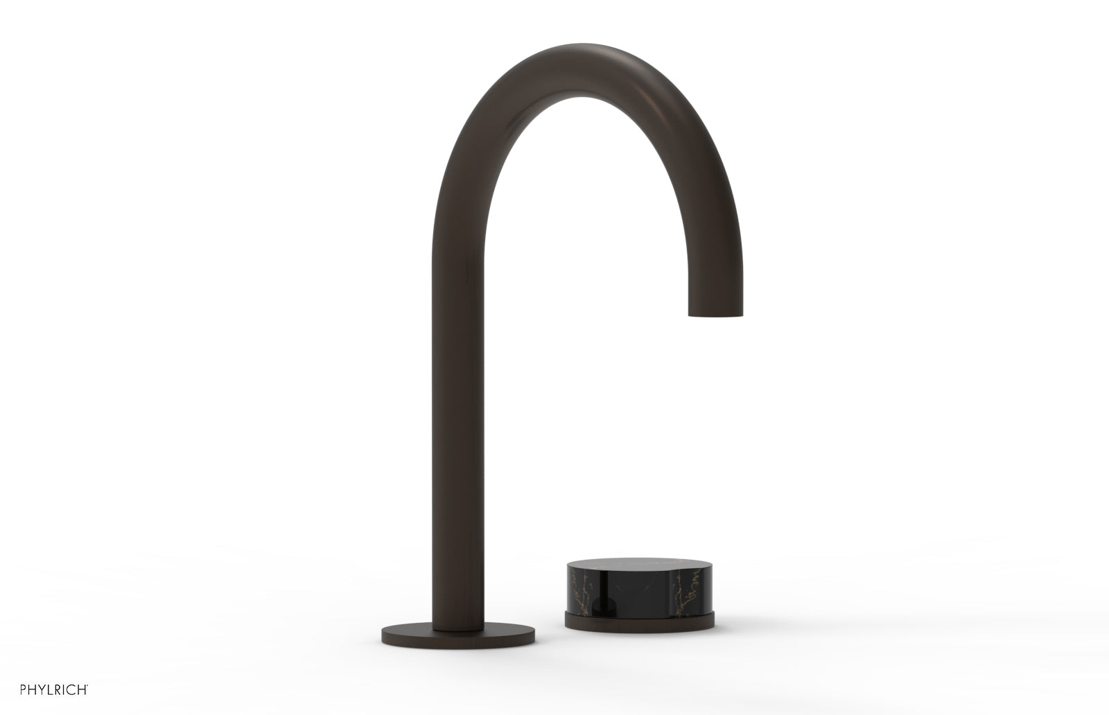 CIRC - Single Handle Faucet - High Spout, Marble Handles 250-06