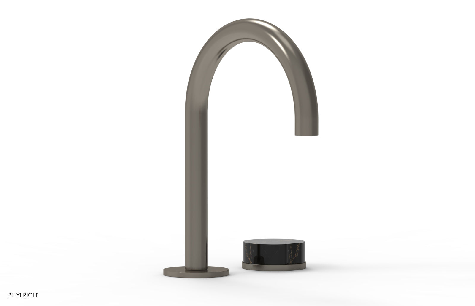 CIRC - Single Handle Faucet - High Spout, Marble Handles 250-06