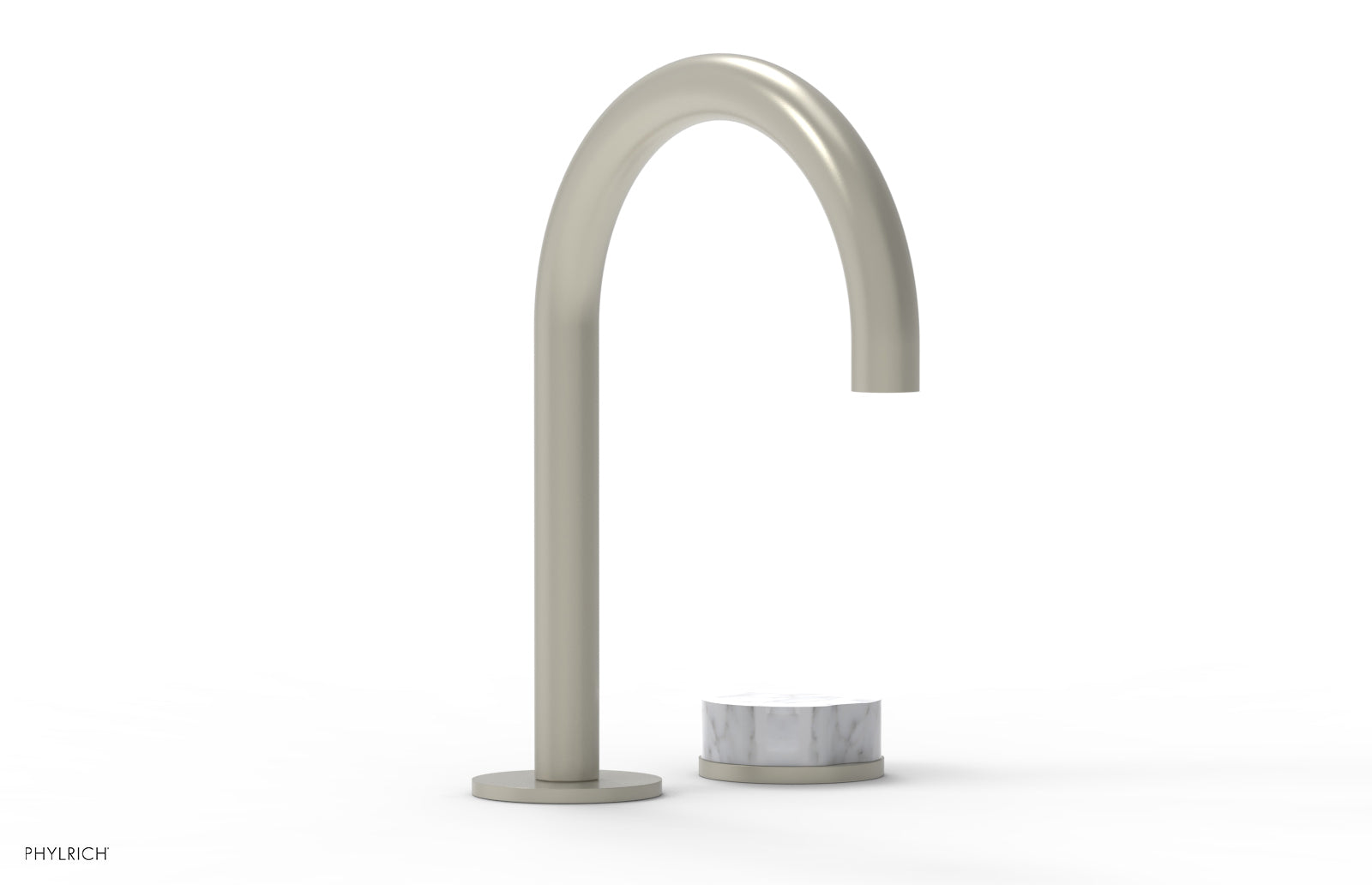 CIRC - Single Handle Faucet - High Spout, Marble Handles 250-06 — image 1