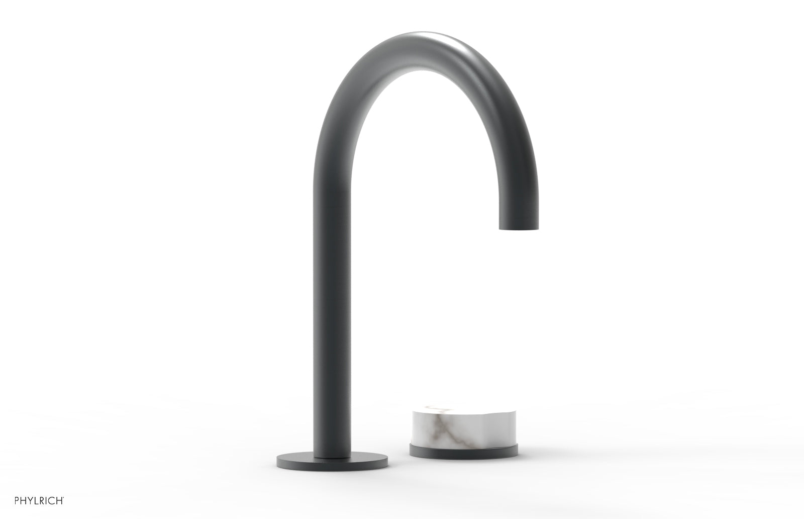 CIRC - Single Handle Faucet - High Spout, Marble Handles 250-06