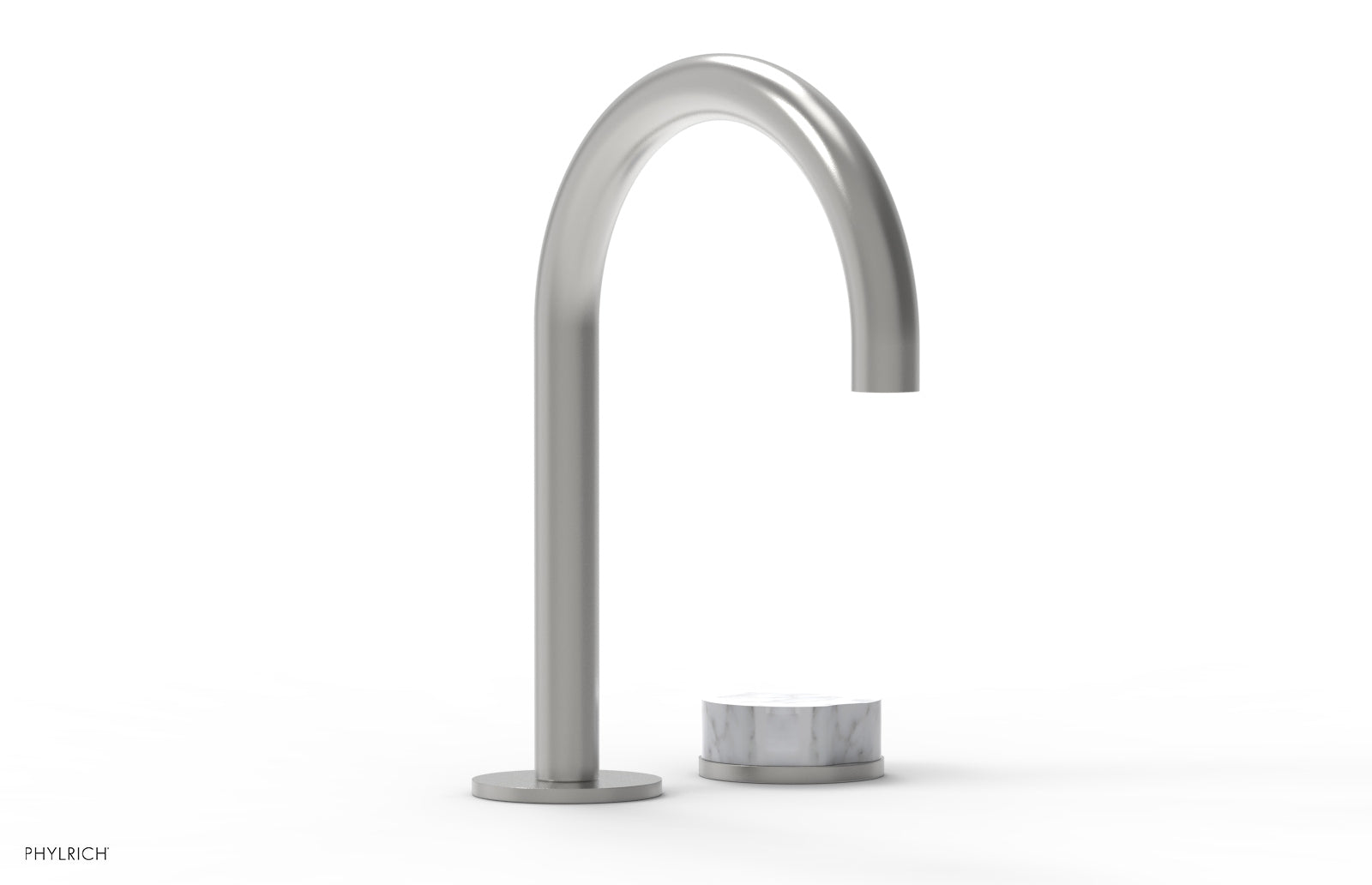 CIRC - Single Handle Faucet - High Spout, Marble Handles 250-06
