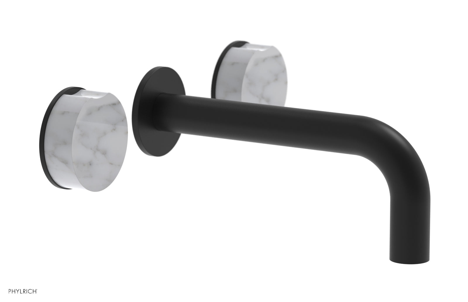 CIRC - Wall Lavatory Set , Marble Handles 250-13 — image 1