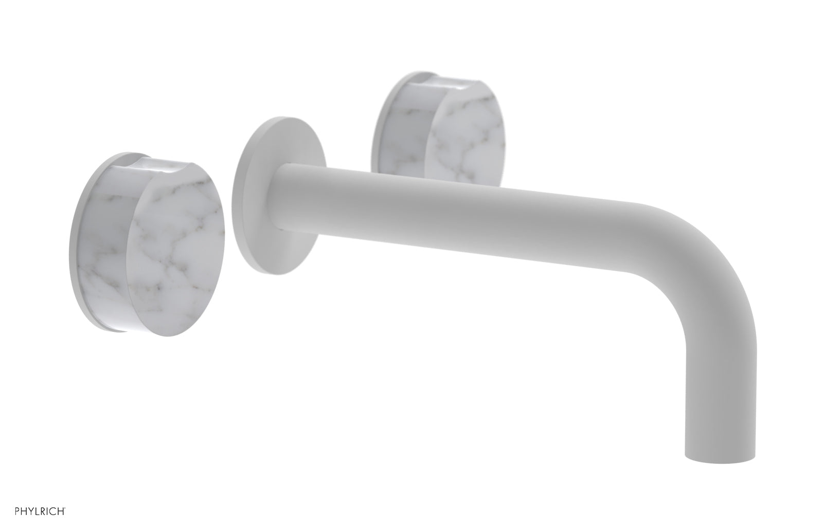 CIRC - Wall Lavatory Set , Marble Handles 250-13 — image 1