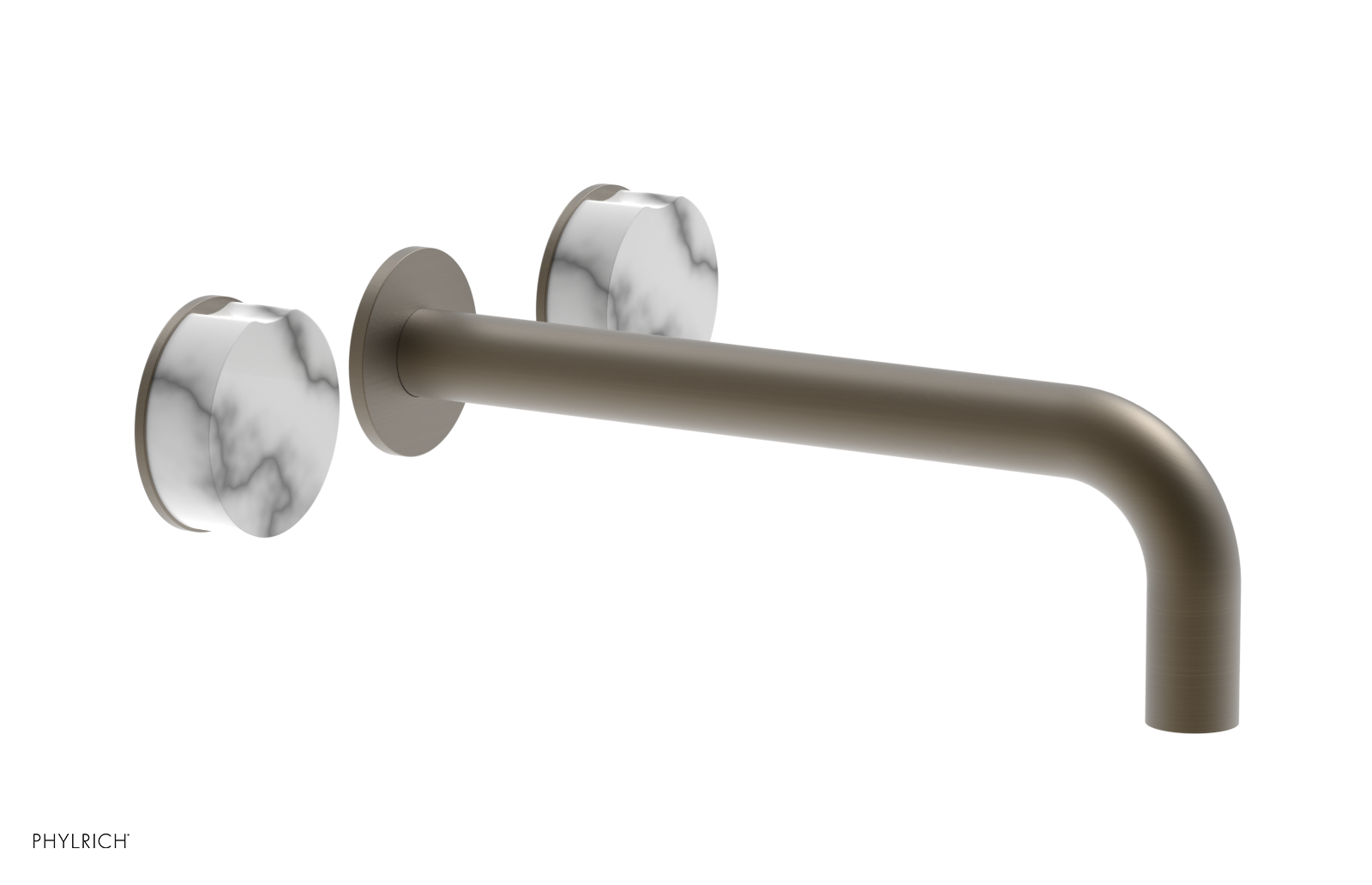 CIRC - 10" Wall Lavatory Set , Marble Handles 250-13-10