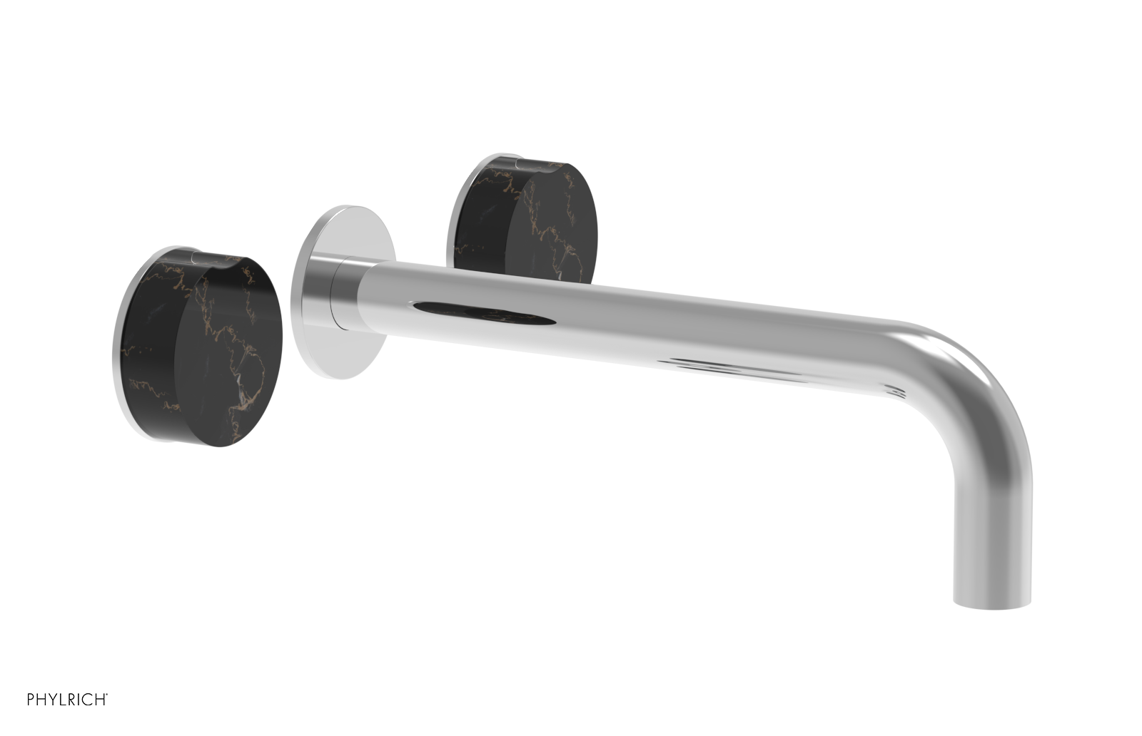 CIRC - 10" Wall Lavatory Set , Marble Handles 250-13-10 — image 1