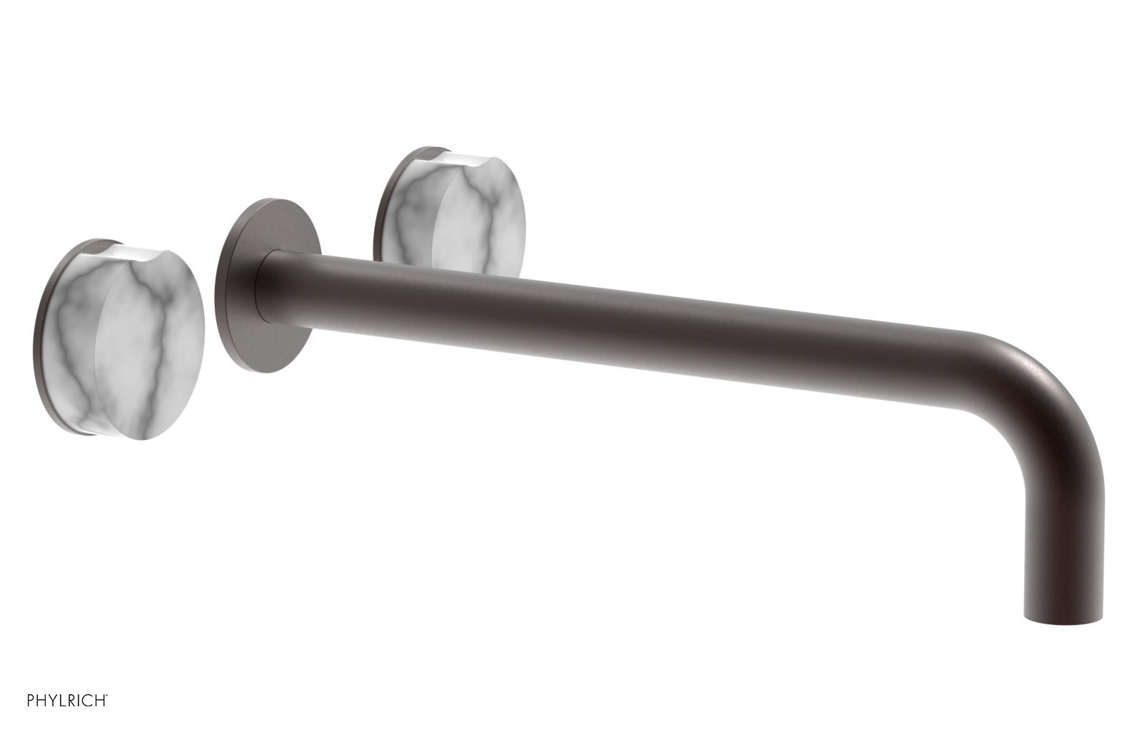 CIRC - 12" Wall Lavatory Set , Marble Handles 250-13-12 — image 1