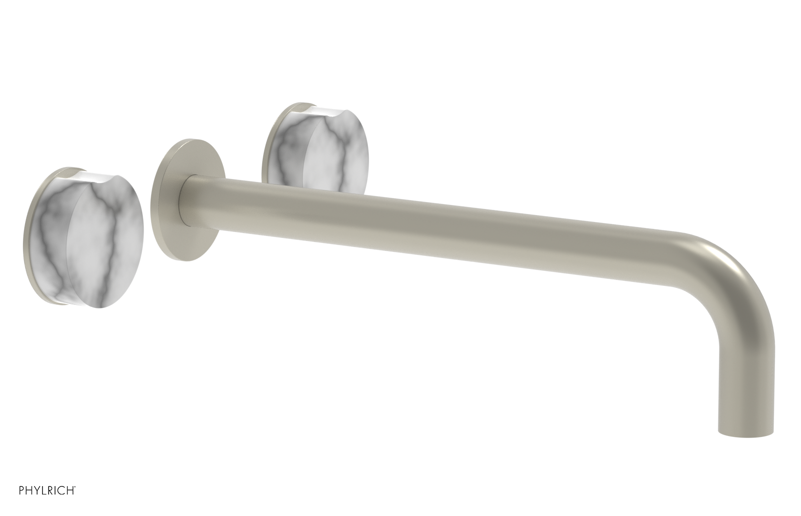 CIRC - 12" Wall Lavatory Set , Marble Handles 250-13-12 — image 1