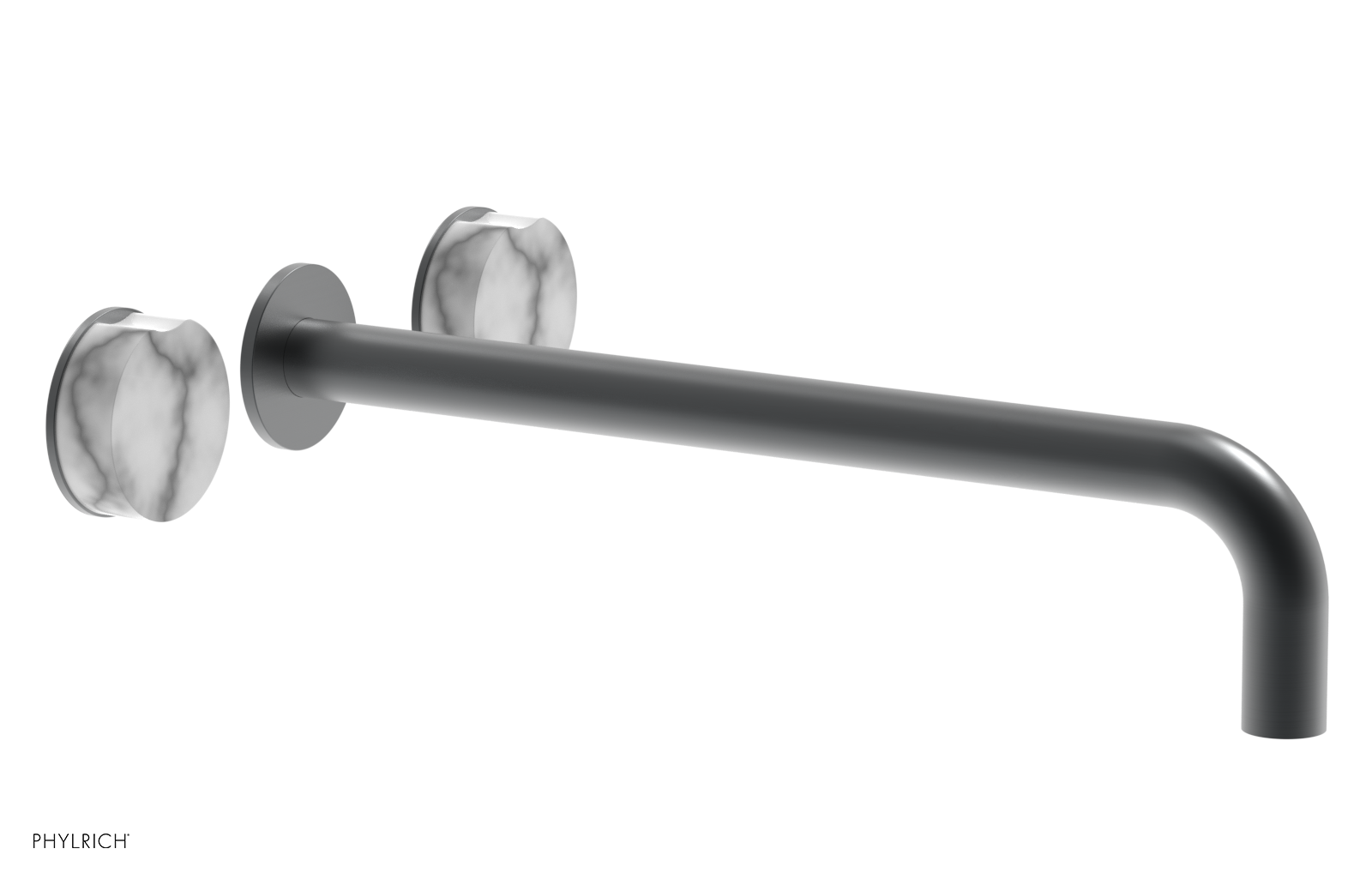 CIRC - 14" Wall Lavatory Set , Marble Handles 250-13-14 — image 1