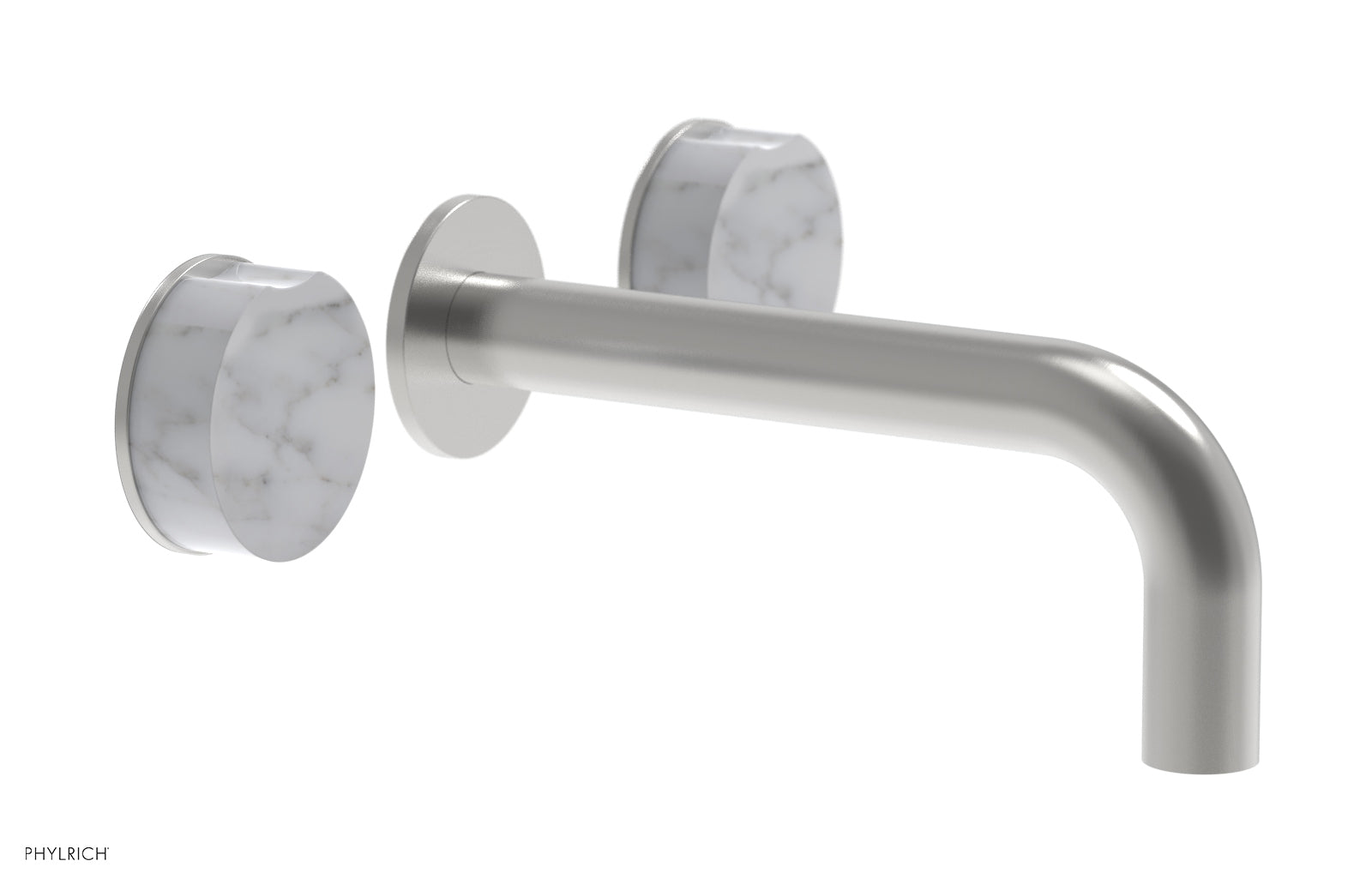 CIRC - Wall Lavatory Set , Marble Handles 250-13