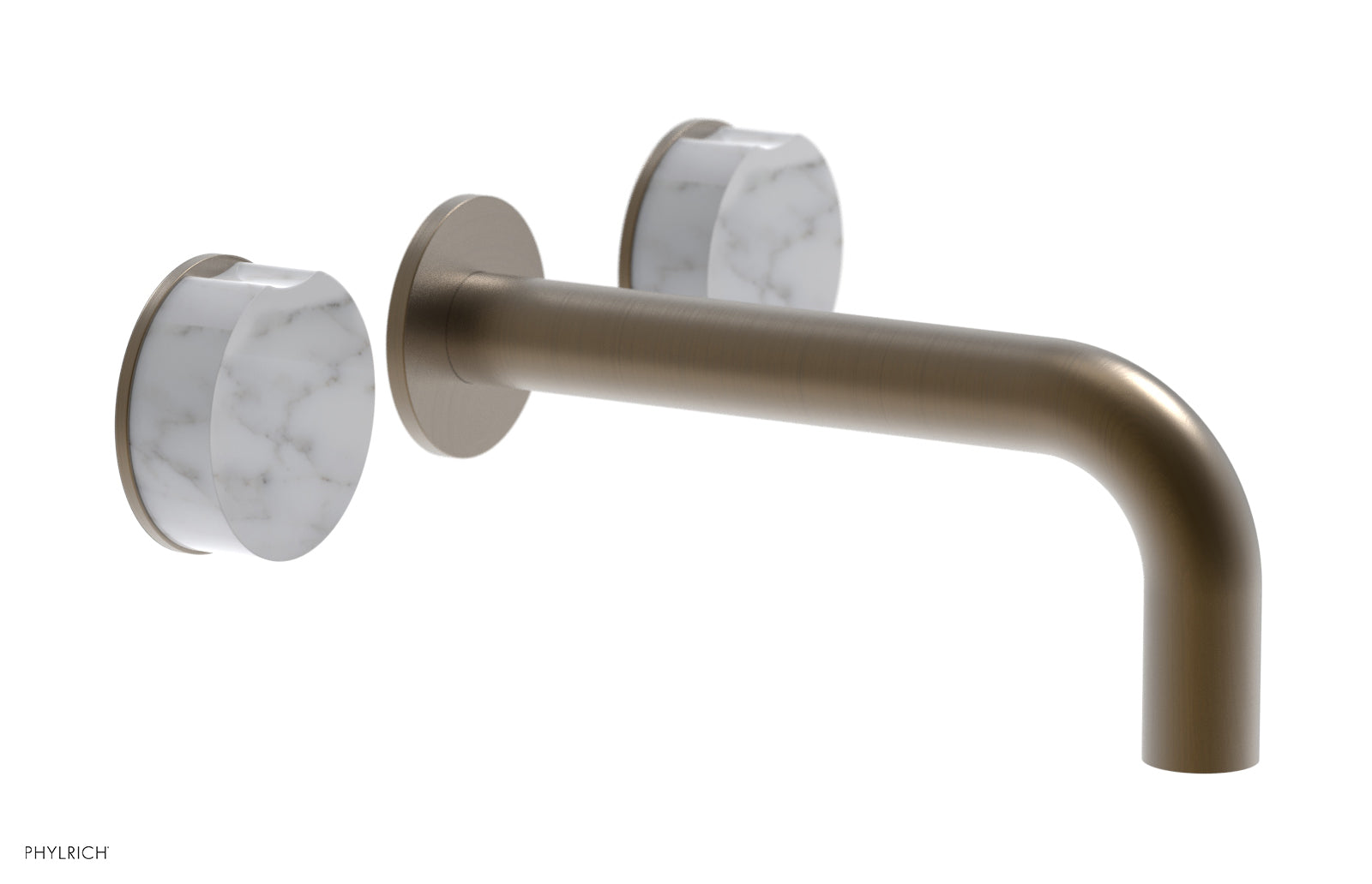 CIRC - Wall Lavatory Set , Marble Handles 250-13 — image 1