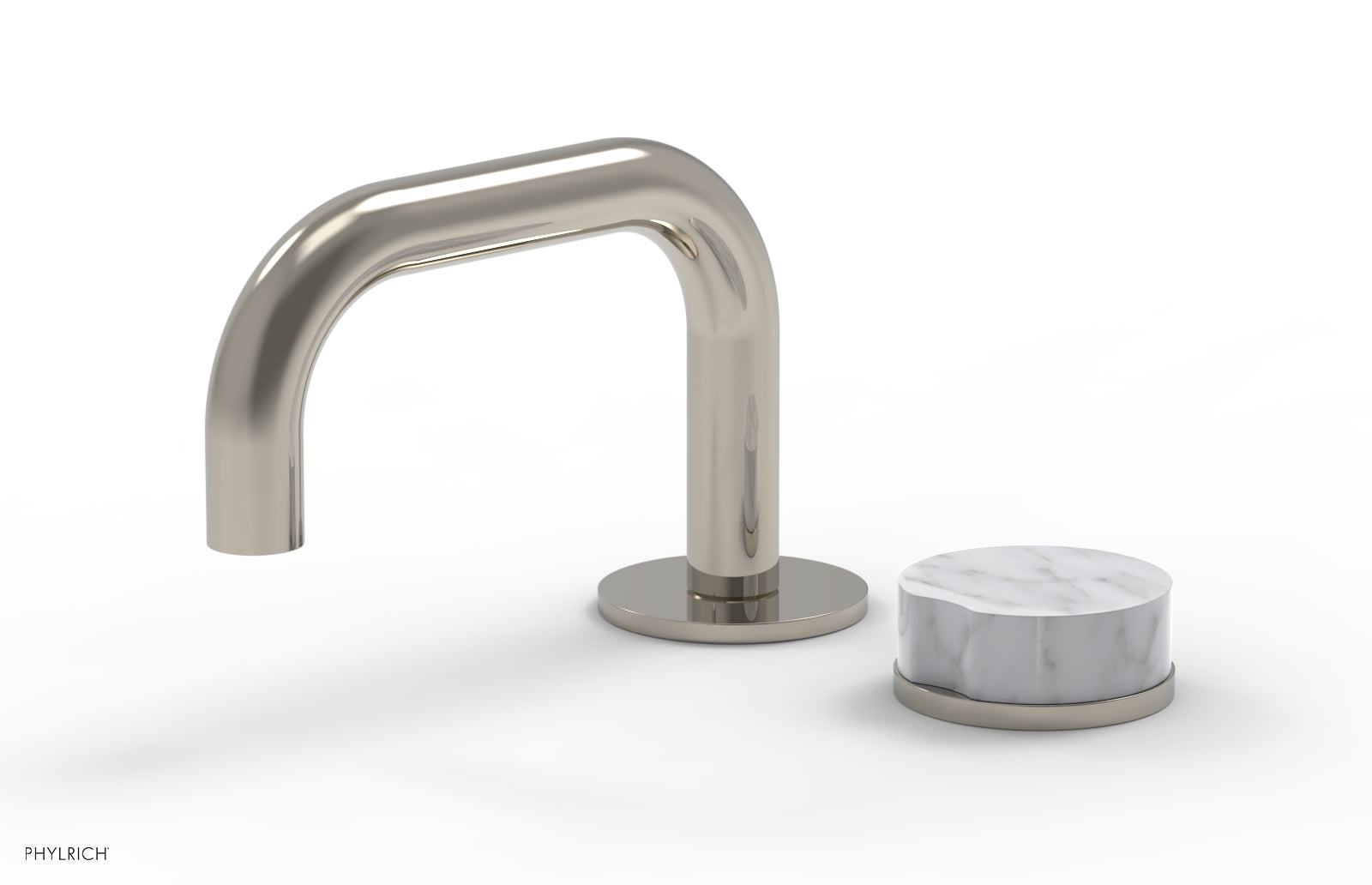 CIRC - Single Handle Faucet - Low Spout, Marble Handle 250L-06