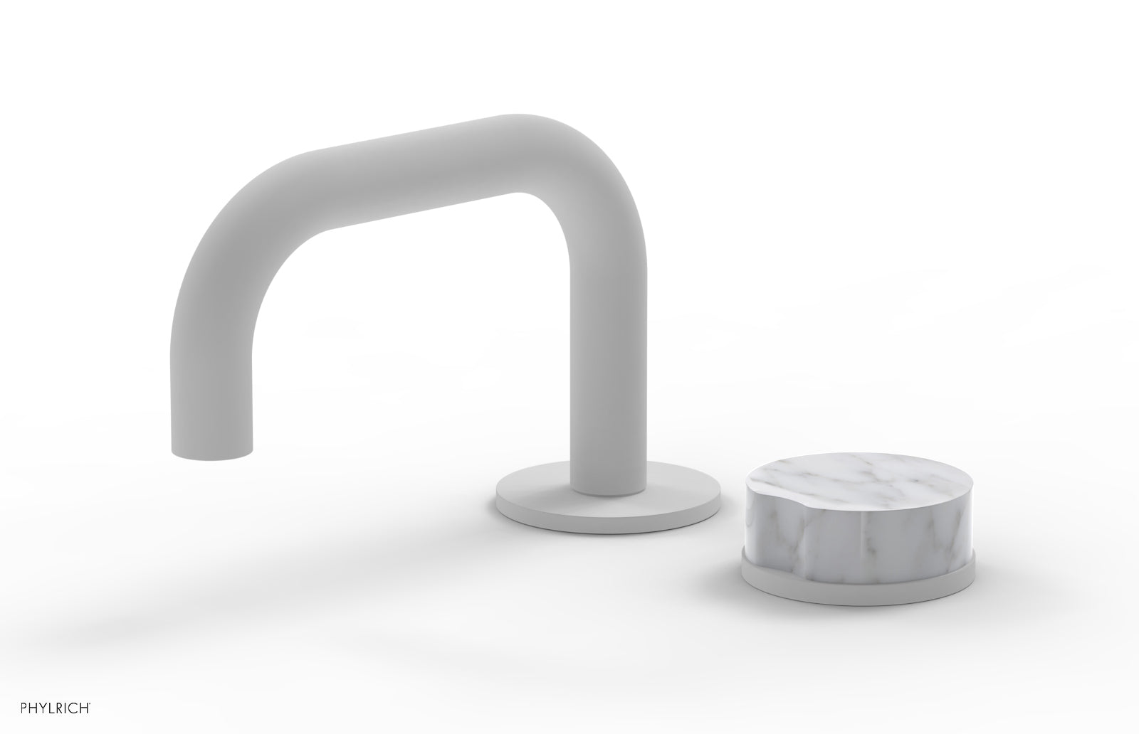 CIRC - Single Handle Faucet - Low Spout, Marble Handle 250L-06