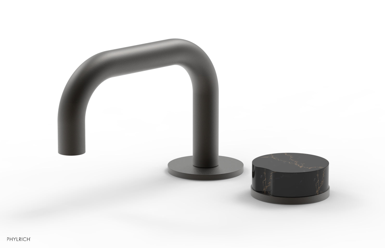 CIRC - Single Handle Faucet - Low Spout, Marble Handle 250L-06