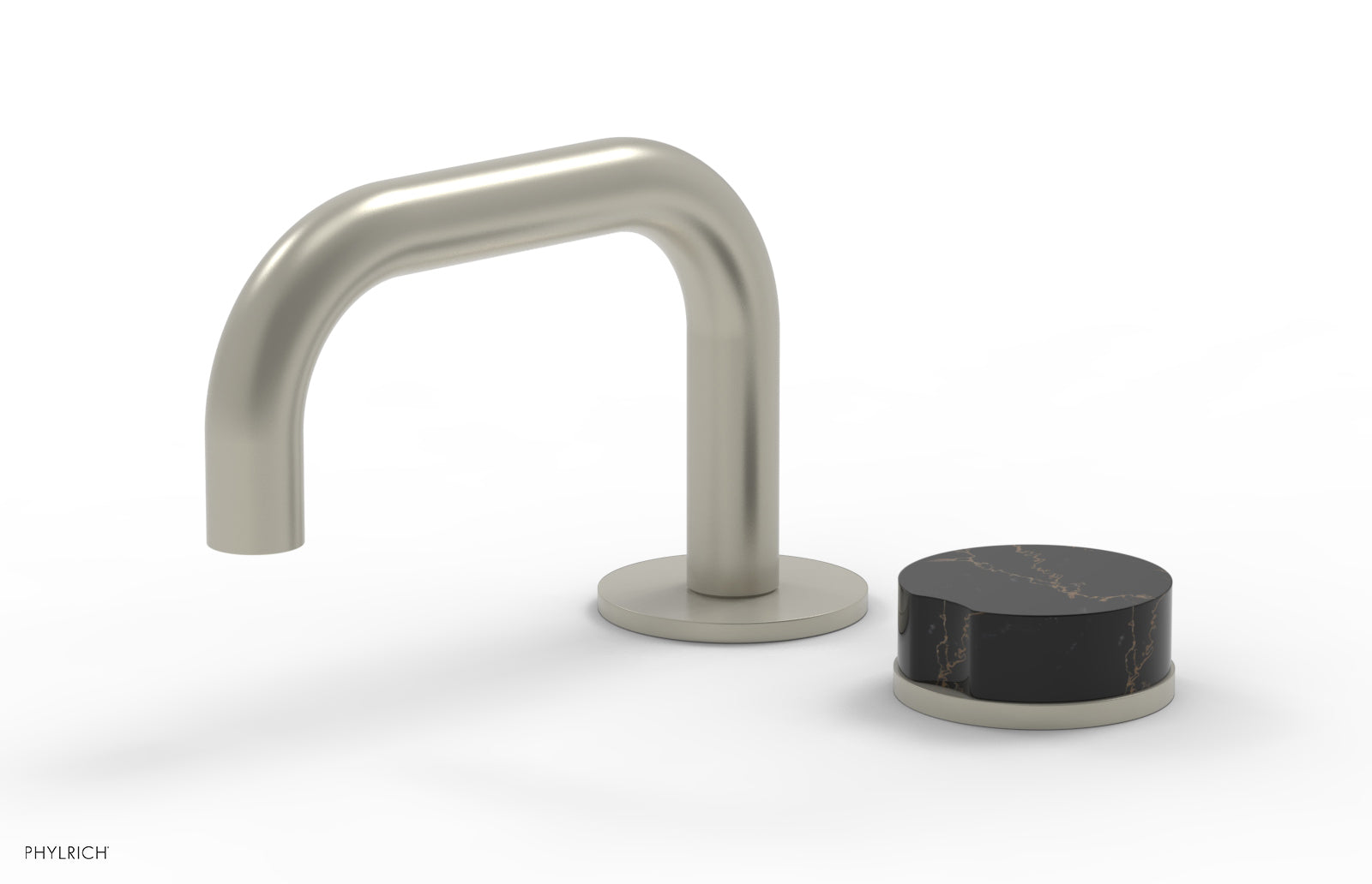 CIRC - Single Handle Faucet - Low Spout, Marble Handle 250L-06 — image 1